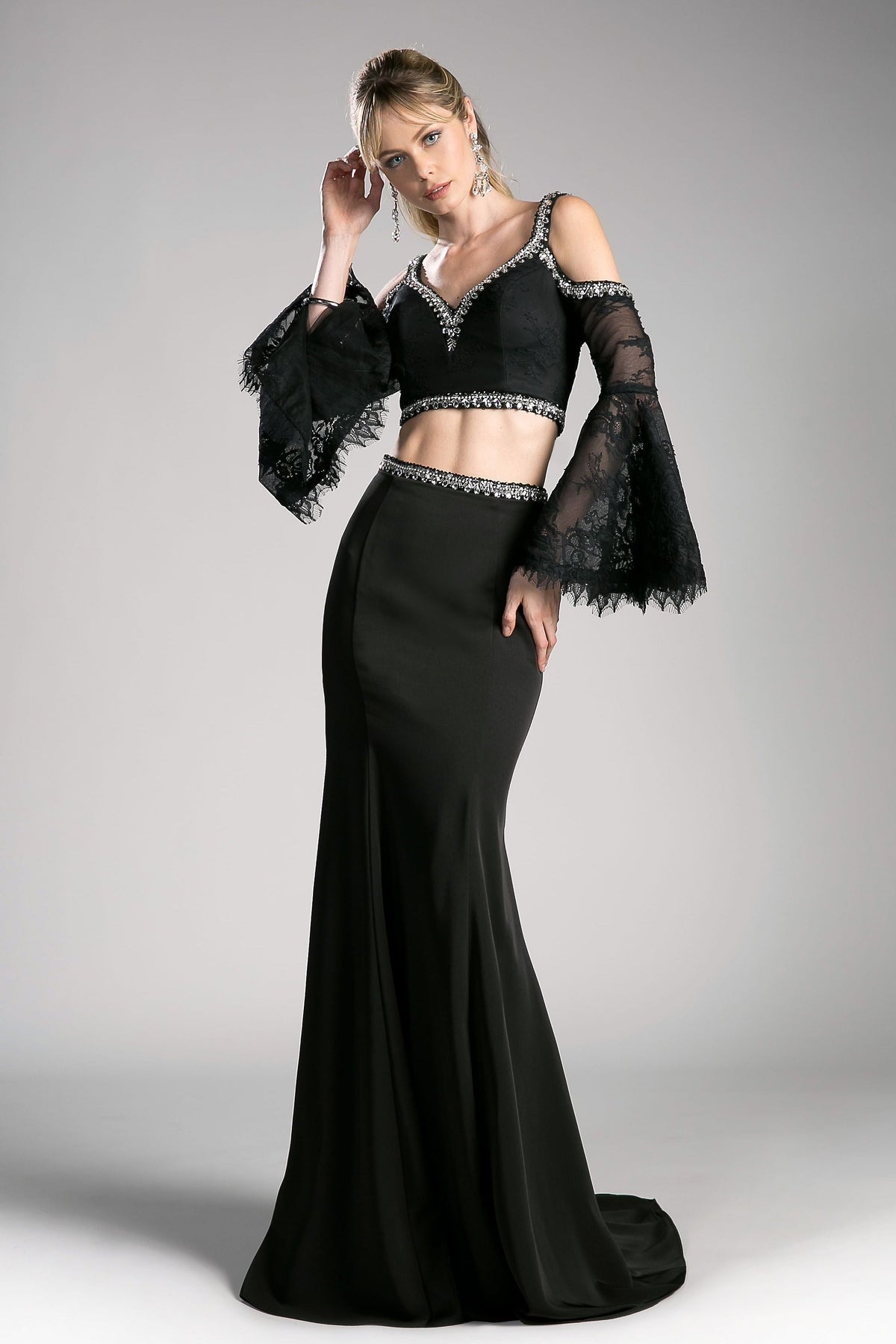 Cinderella Divine - Two Piece Embellished Sheath Dress - view 5