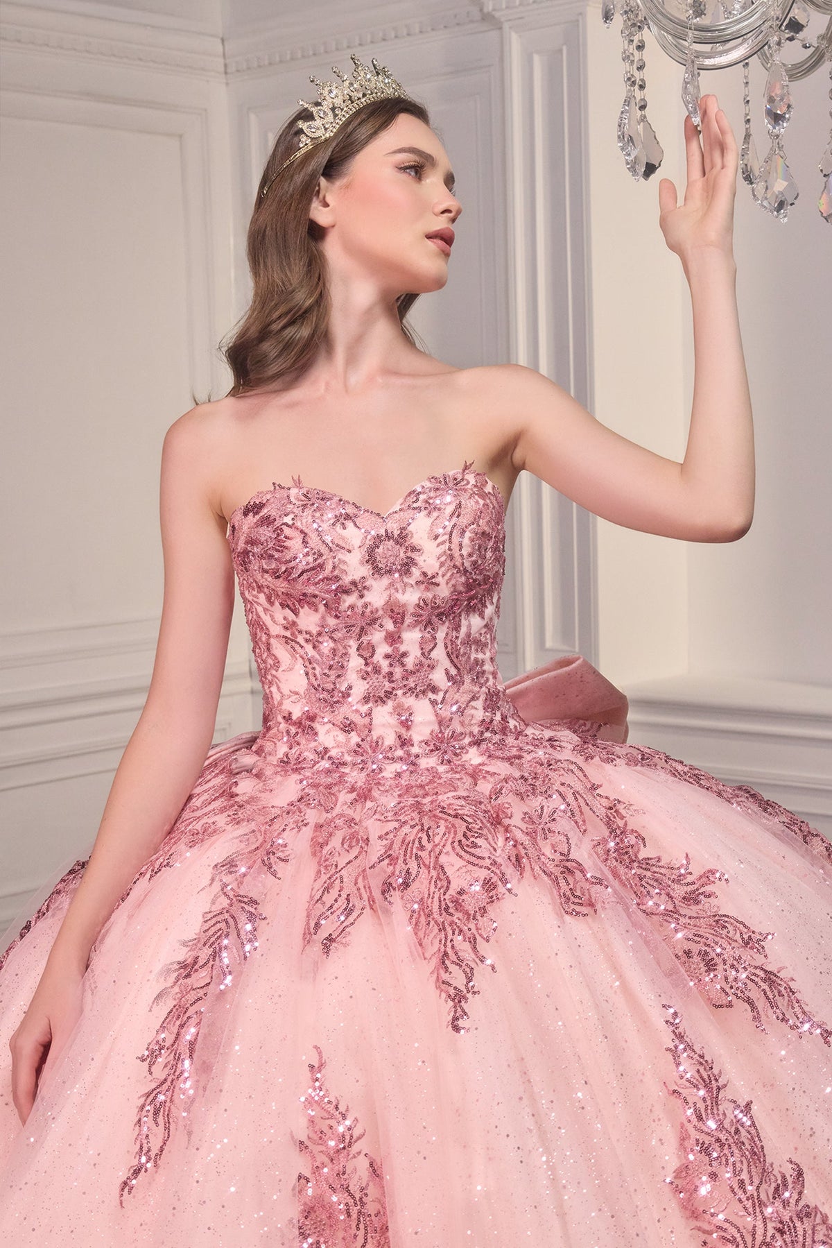Ladivine 15715 - Sweetheart Bodice Ballgown