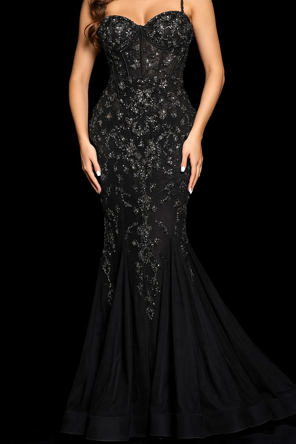 Jovani 23125 - Beaded Corset Prom Dress - view 5