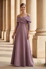 Terani Couture 261M6434 - Pleated Off Shoulder Mikado Gown - detail view