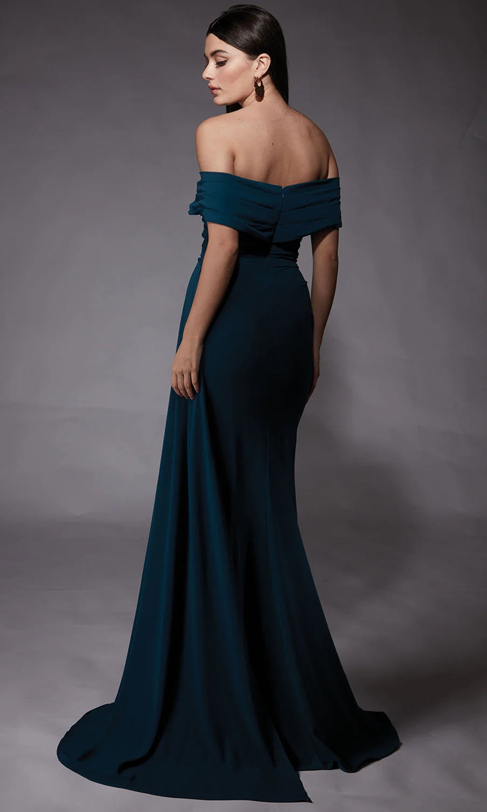 Alyce Paris 27745 - Straight Neck Ruched Evening Dress - view 4