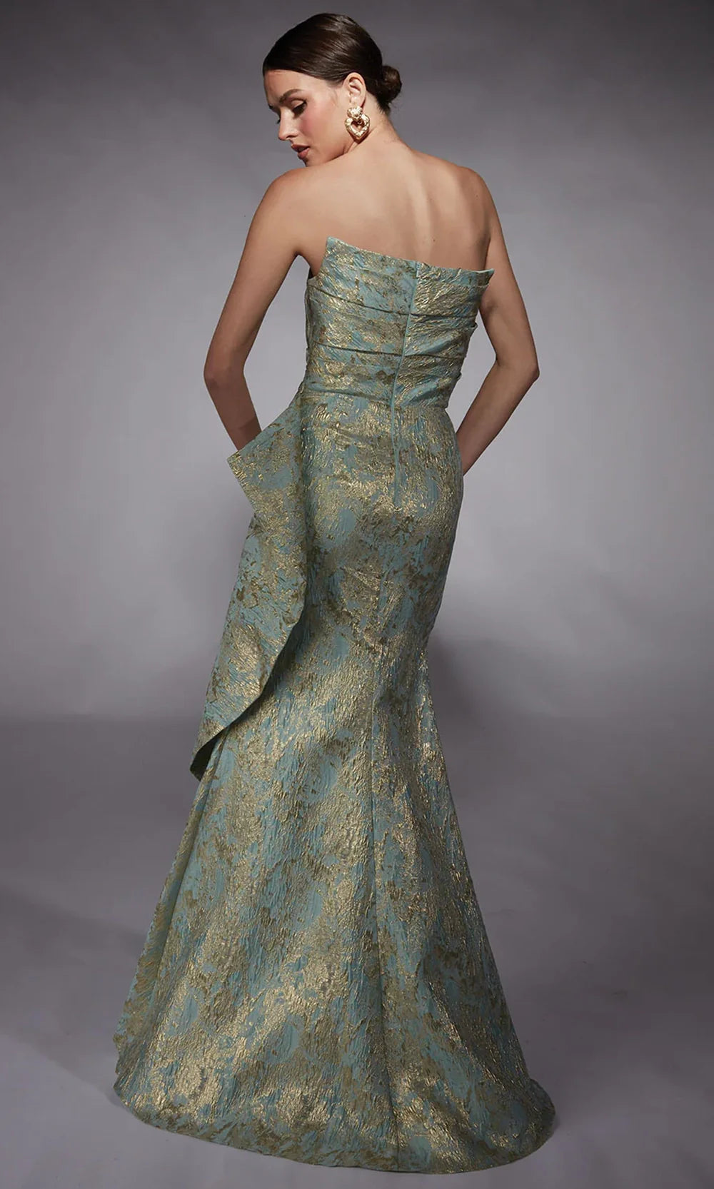 Alyce Paris 27750 - Mermaid Dress with Detachable Sleeves - view 4