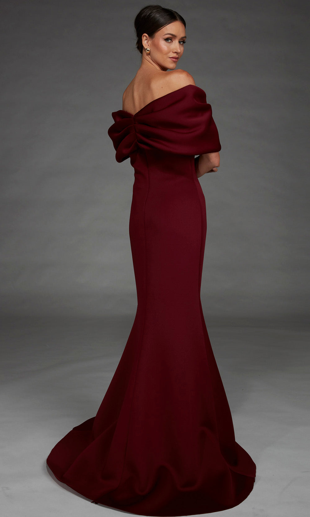 Alyce Paris 27883 - Elegant Off Shoulder Mermaid Scuba Gown
