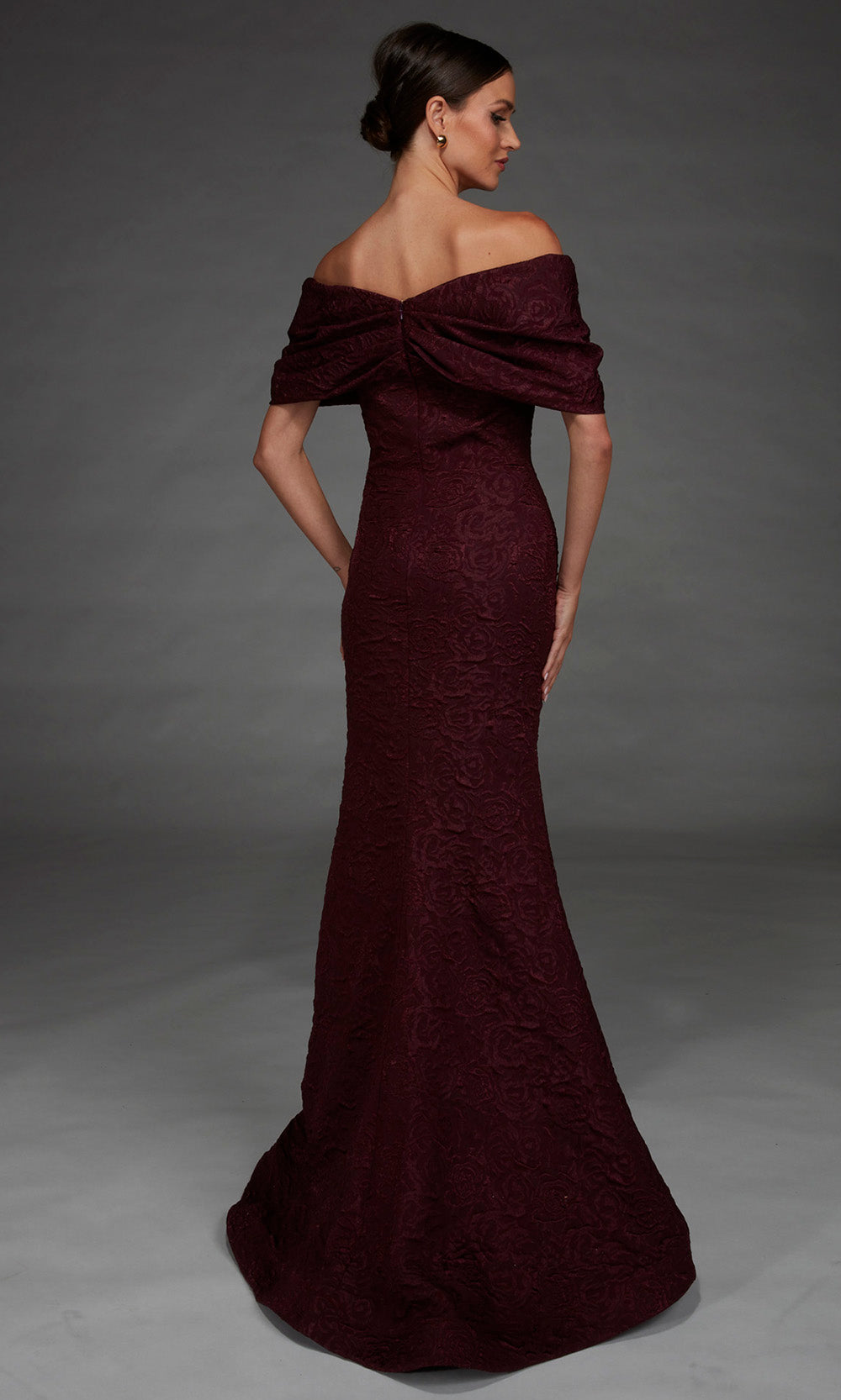 Alyce Paris 27894 - Floral Texture Sheath Evening Gown