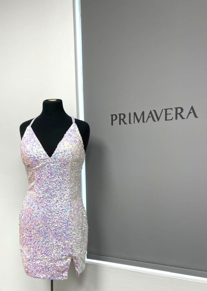 Primavera Couture 3900 - V-Neck Cocktail Dress