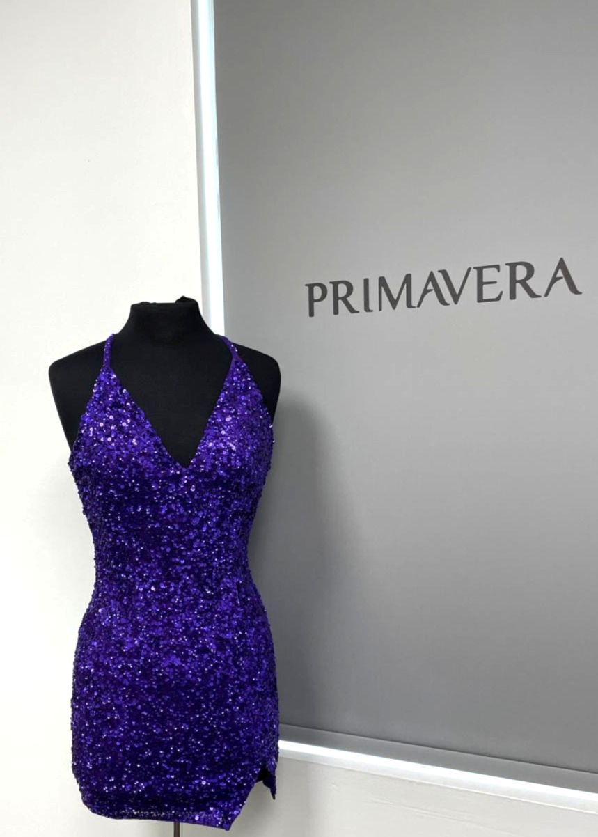 Primavera Couture 3900 - V-Neck Cocktail Dress