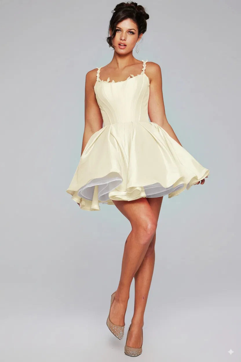 Jovani 40379 - Embellished Straps Corset Cocktail Dress - designer homecoming dress at Silhouette Dresses