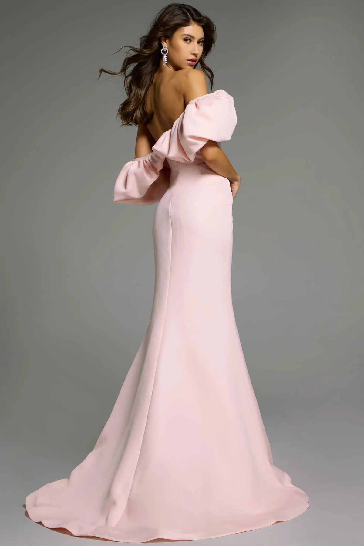 Jovani 40596 - Dramatic Ruffle Evening Dress - view 7