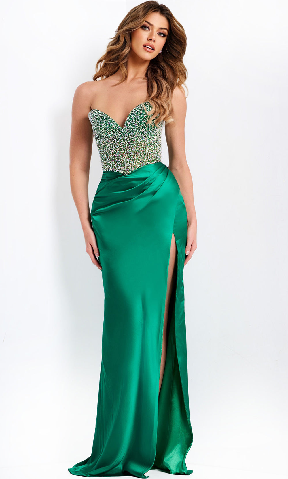 Jovani 42845 - Beaded Corset Sweetheart Prom Gown - designer prom dress at Silhouette Dresses