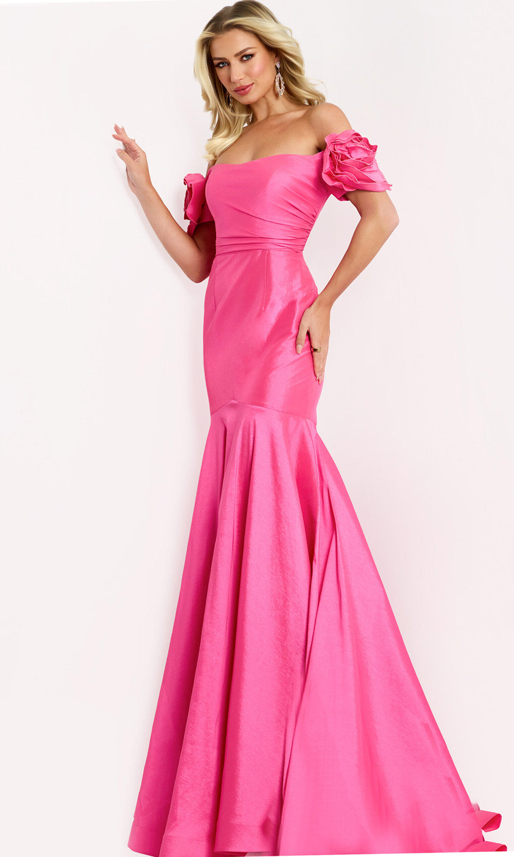 Jovani 43015 - Off Shoulder Mermaid Gown - designer formal gown at Silhouette Dresses