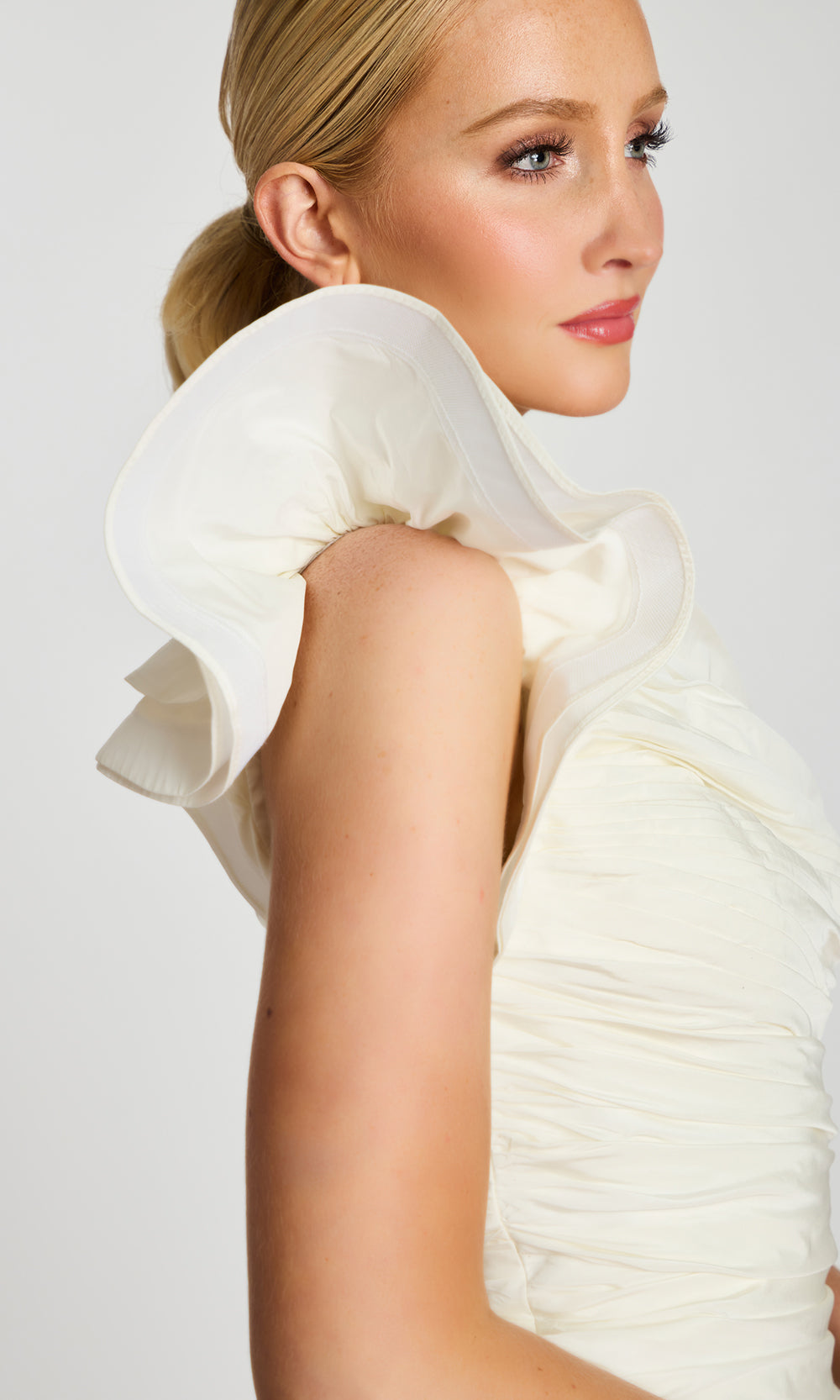 Jovani 47823 - One Shoulder Ruched Mini Dress - view 10
