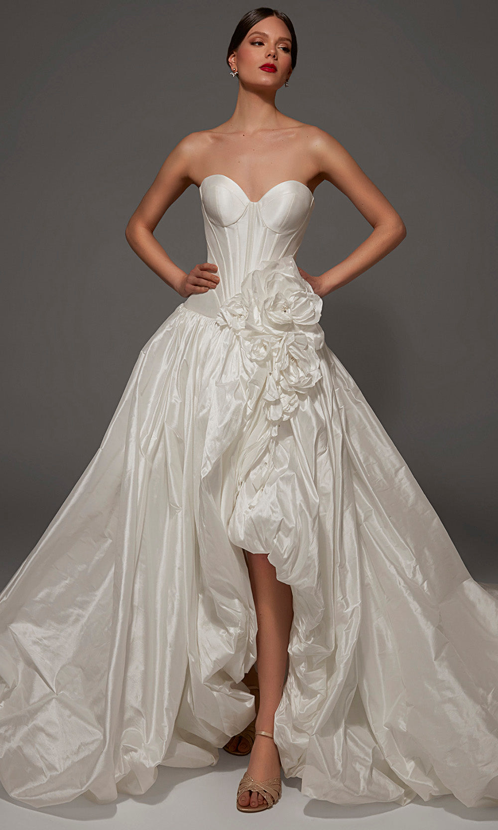 Alyce Paris 50000 - Strapless Corset High Low Ballgown
