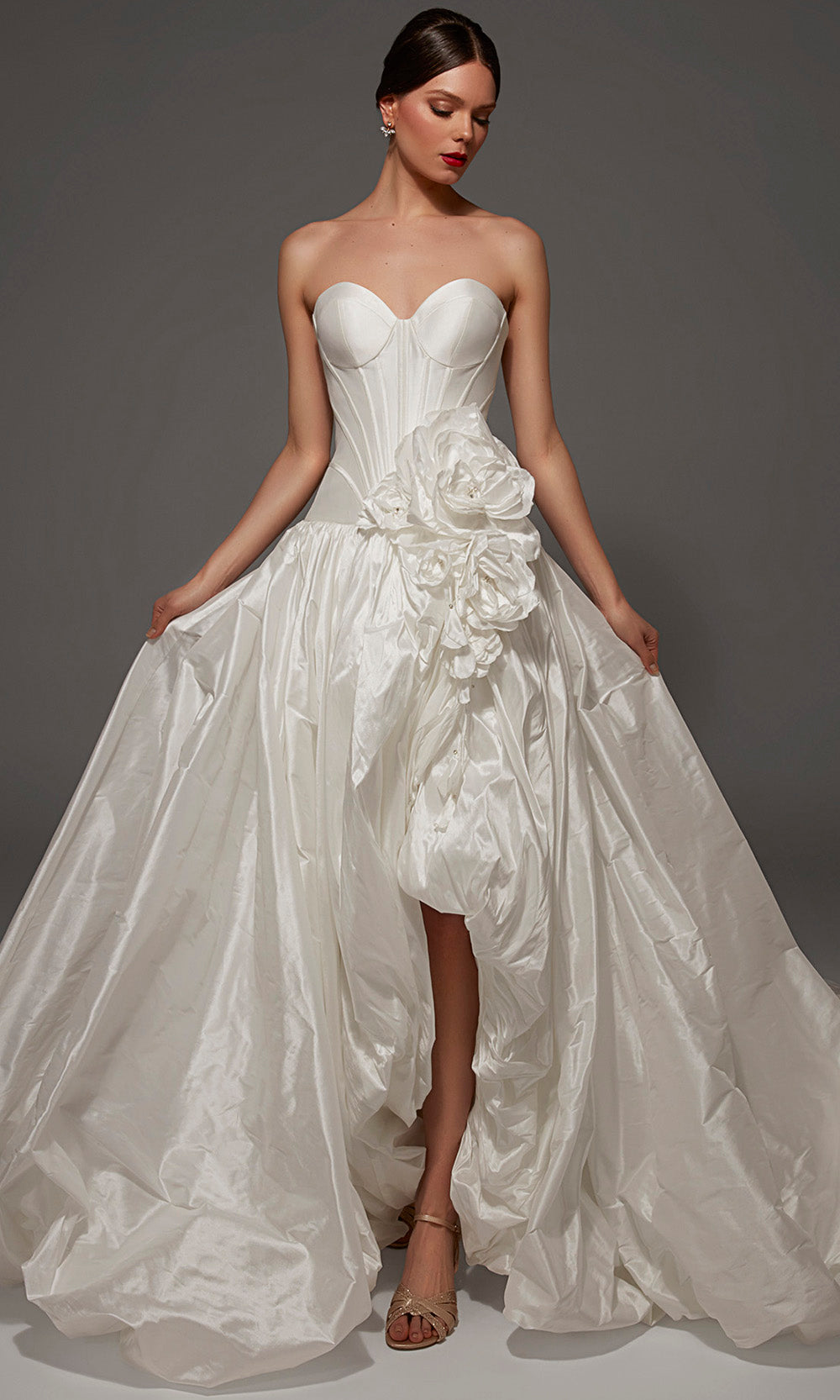 Alyce Paris 50000 - Strapless Corset High Low Ballgown