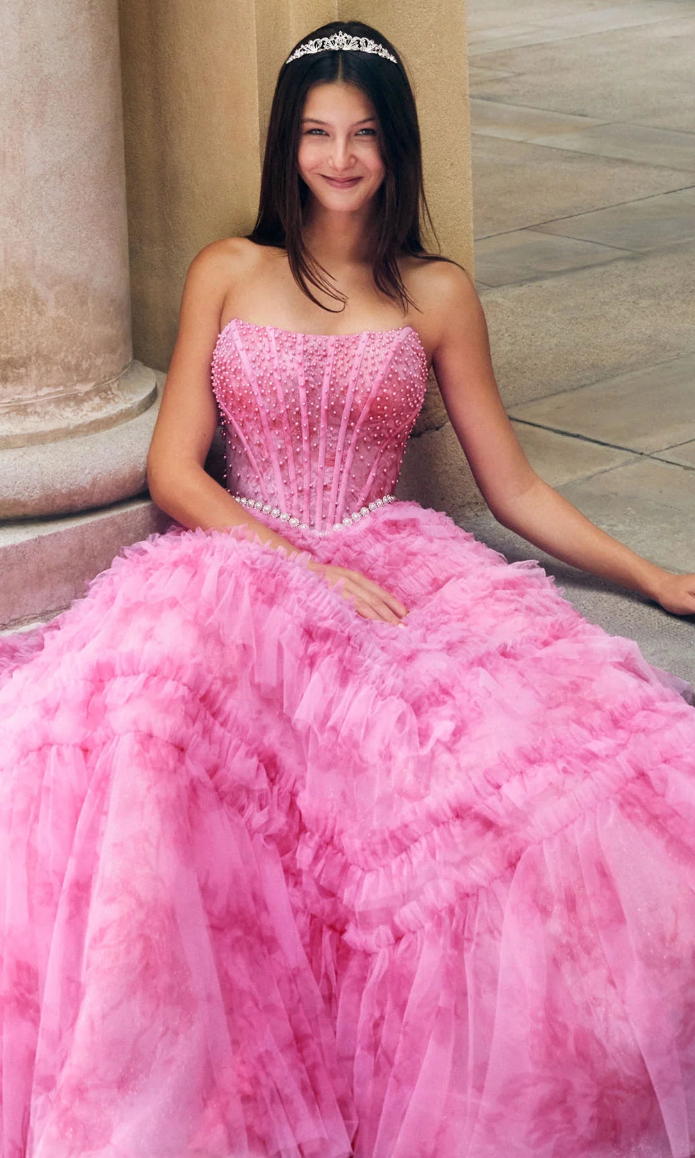 Alyce Paris 61981 - Strapless Beaded Ball Gown - view 4