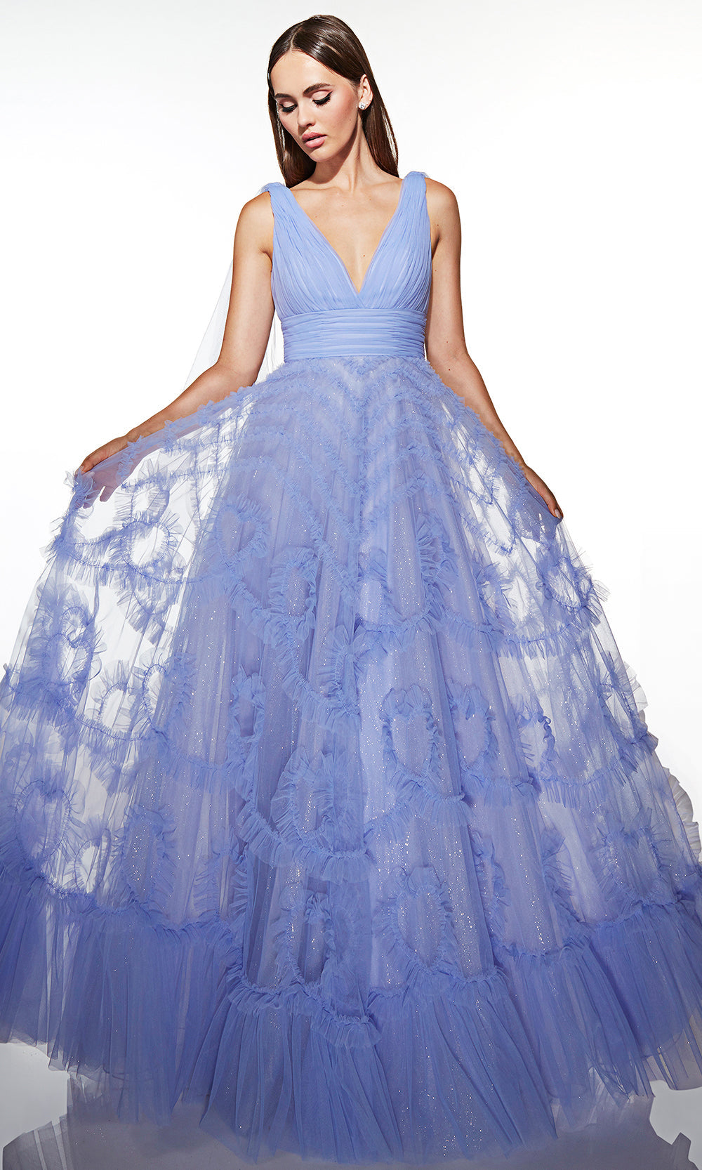 Alyce Paris 62079 - Textured Tulle A-Line Gown - designer prom dress at Silhouette Dresses