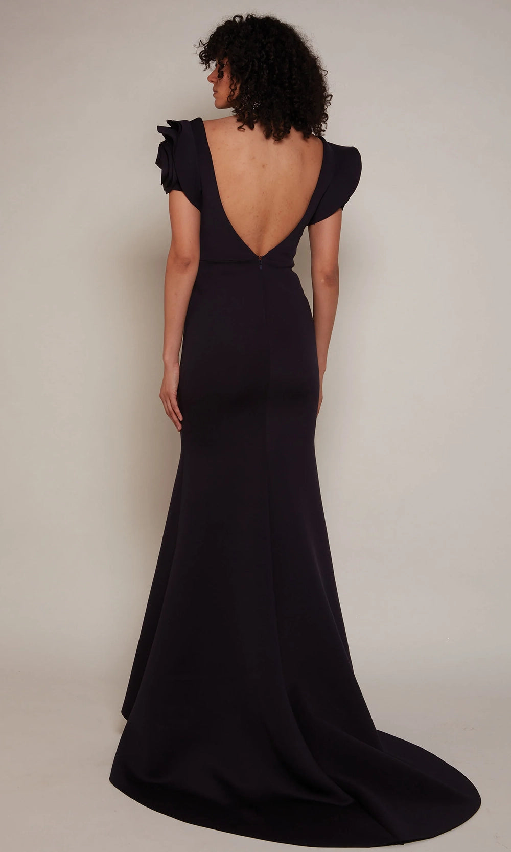 Alyce Paris 7066 - Rose Sleeve Mermaid Evening Gown - view 6