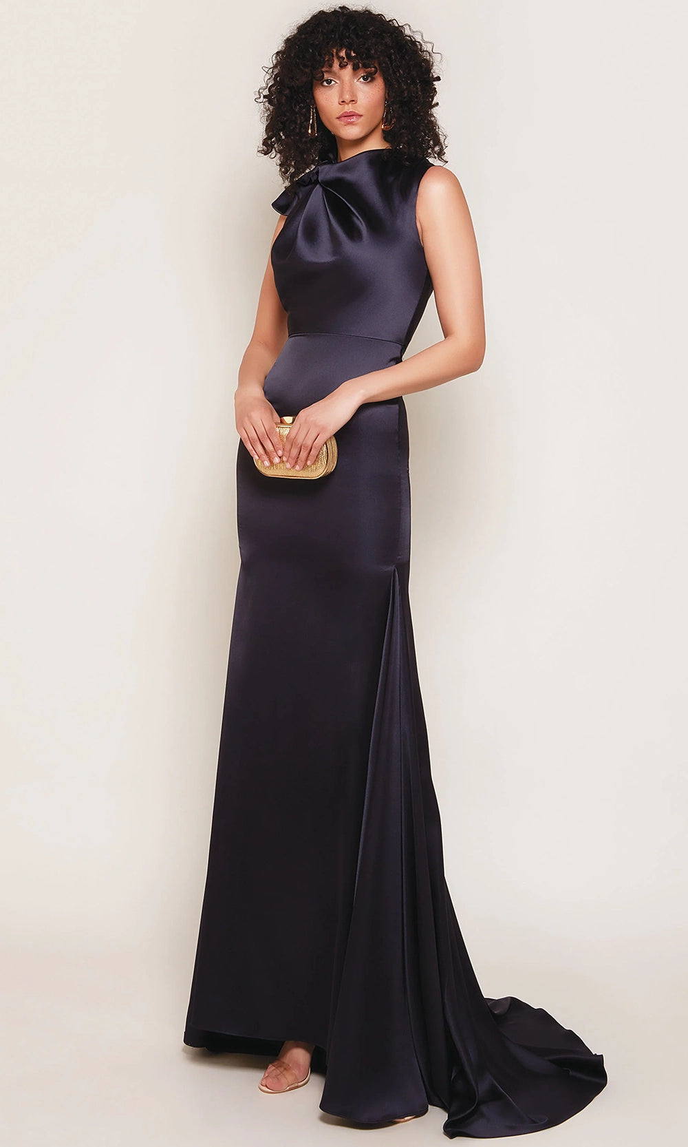 Alyce Paris 7067 - Sleeveless High Neck Sheath Gown - designer evening gown at Silhouette Dresses