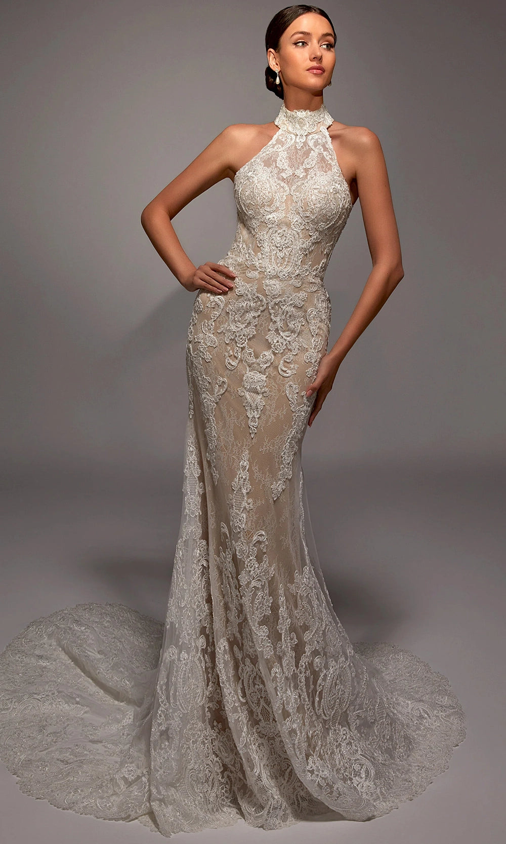 Alyce Paris 7159 - Lace Mermaid Bridal Gown - designer wedding dress at Silhouette Dresses
