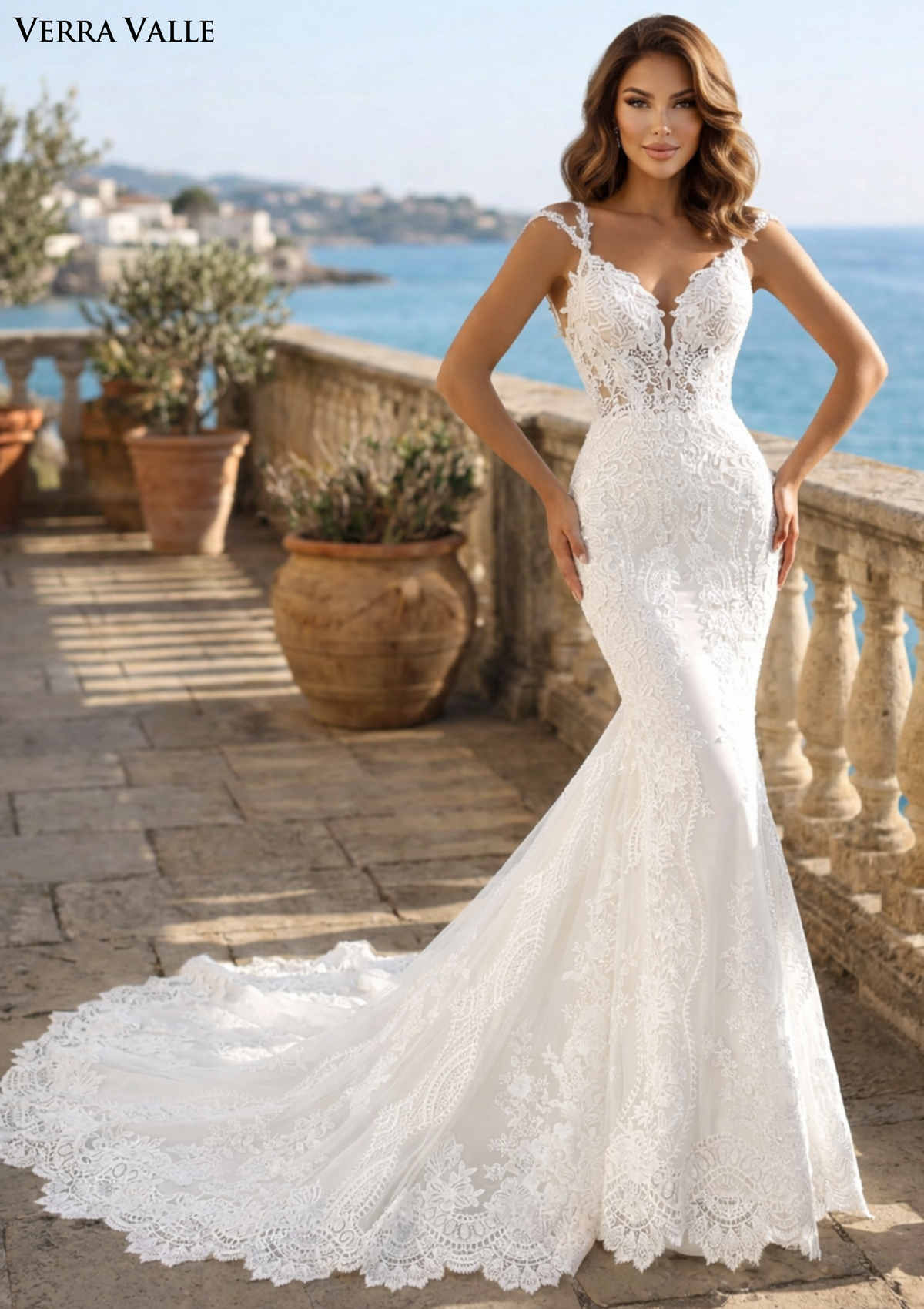 Verra Valle 900406 Wedding Dress — view 3