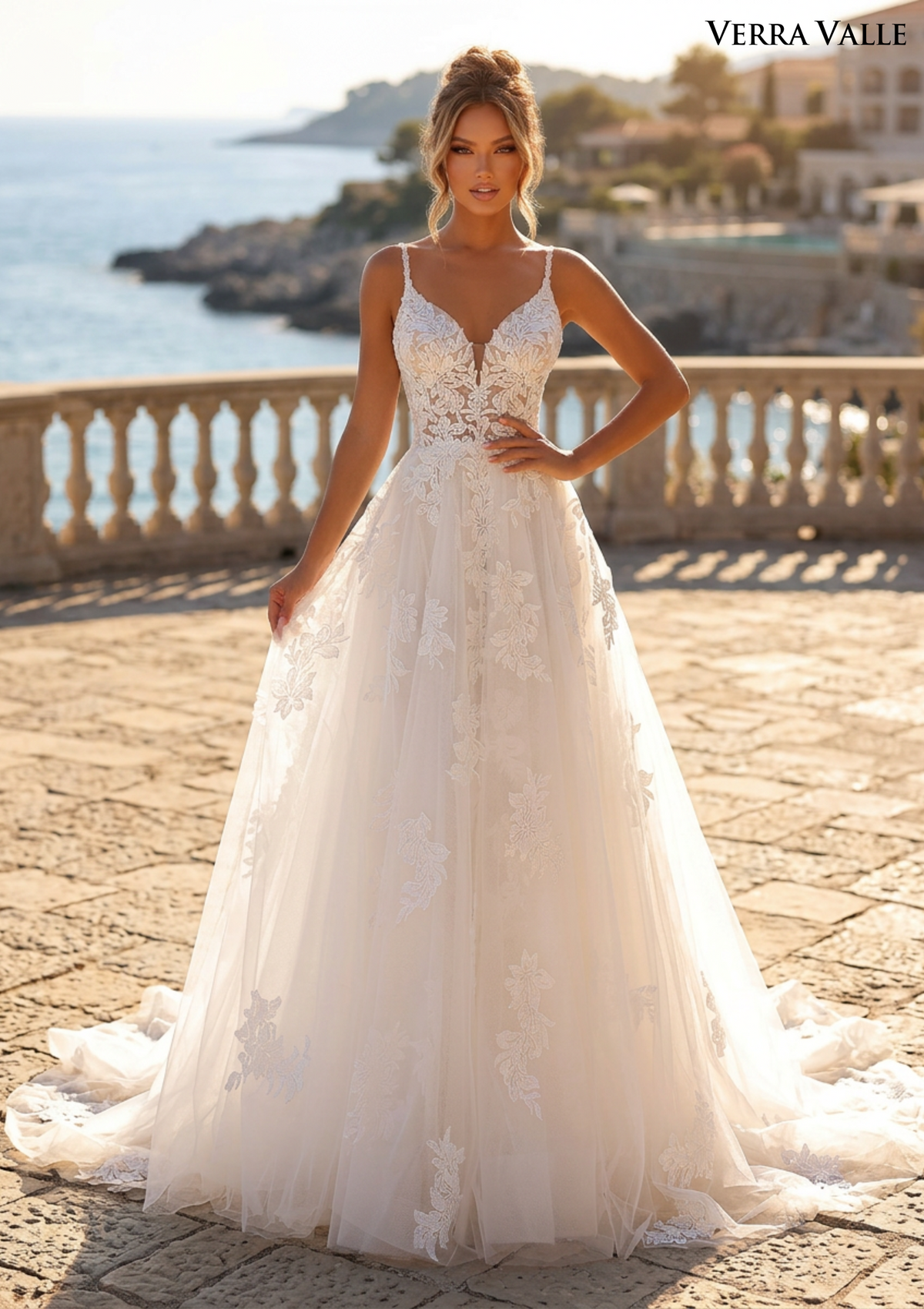 Verra Valle 900412 Wedding Dress — view 3