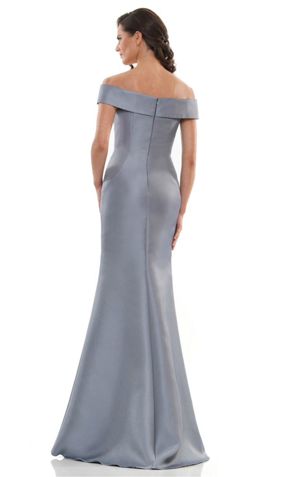 Marsoni by Colors MV1003-1 - Off Shoulder Beaded Waist Gown - view 10