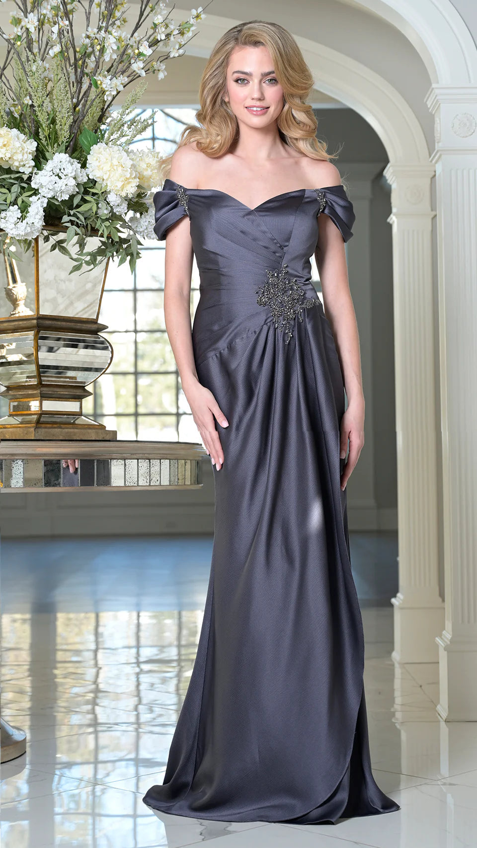Marsoni by Colors MV1351 - Sweetheart Neckline Evening Gown - view 5