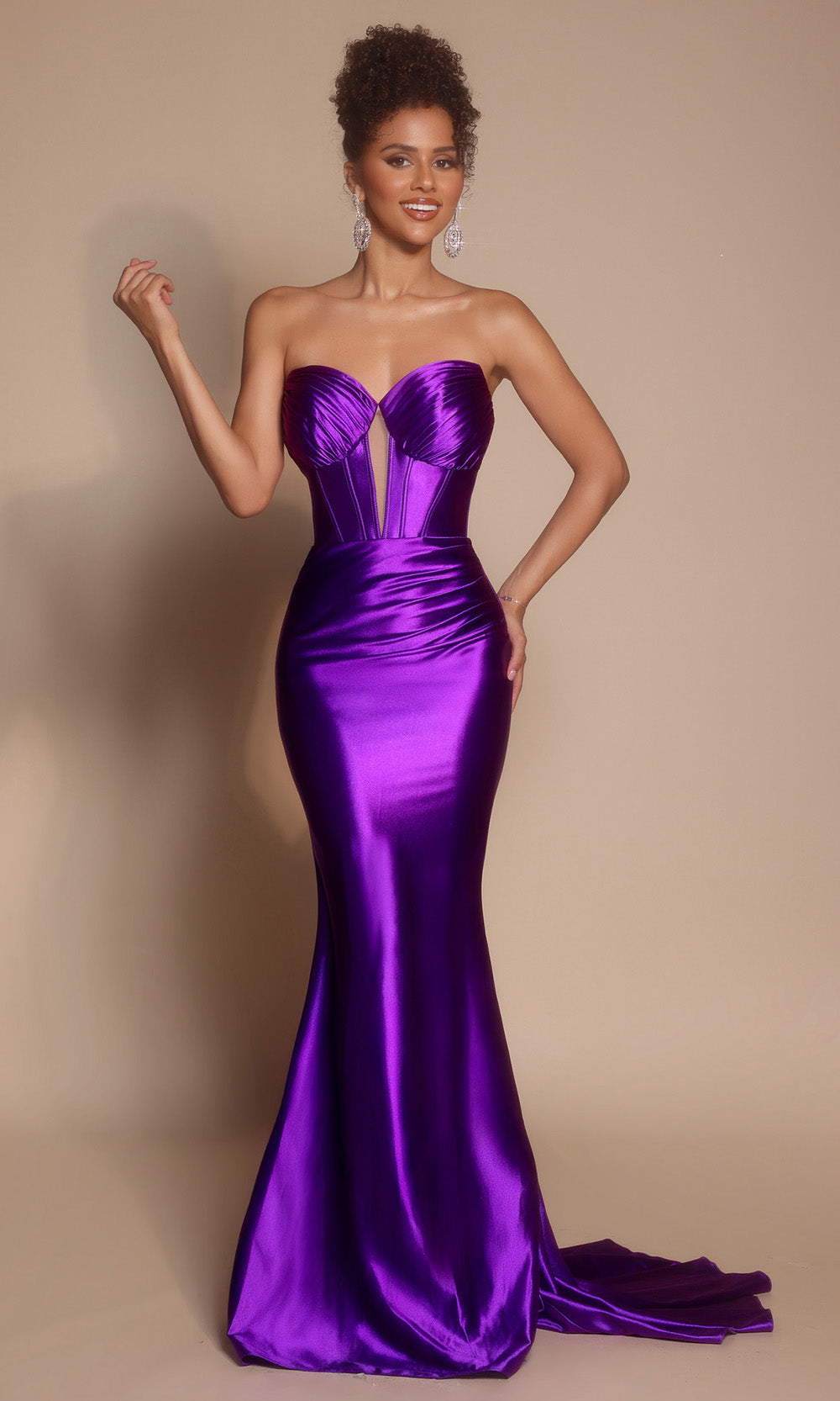 Portia and Scarlett XO080 - Sweetheart Strapless Sleek Evening Dress - designer prom dress at Silhouette Dresses