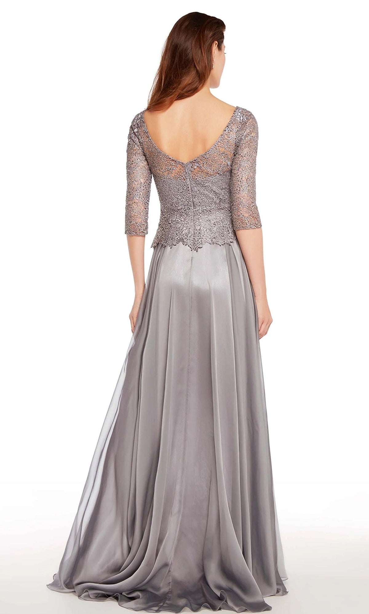 Alyce Paris 27251 - Lace Illusion Bodice A-Line Formal Dress