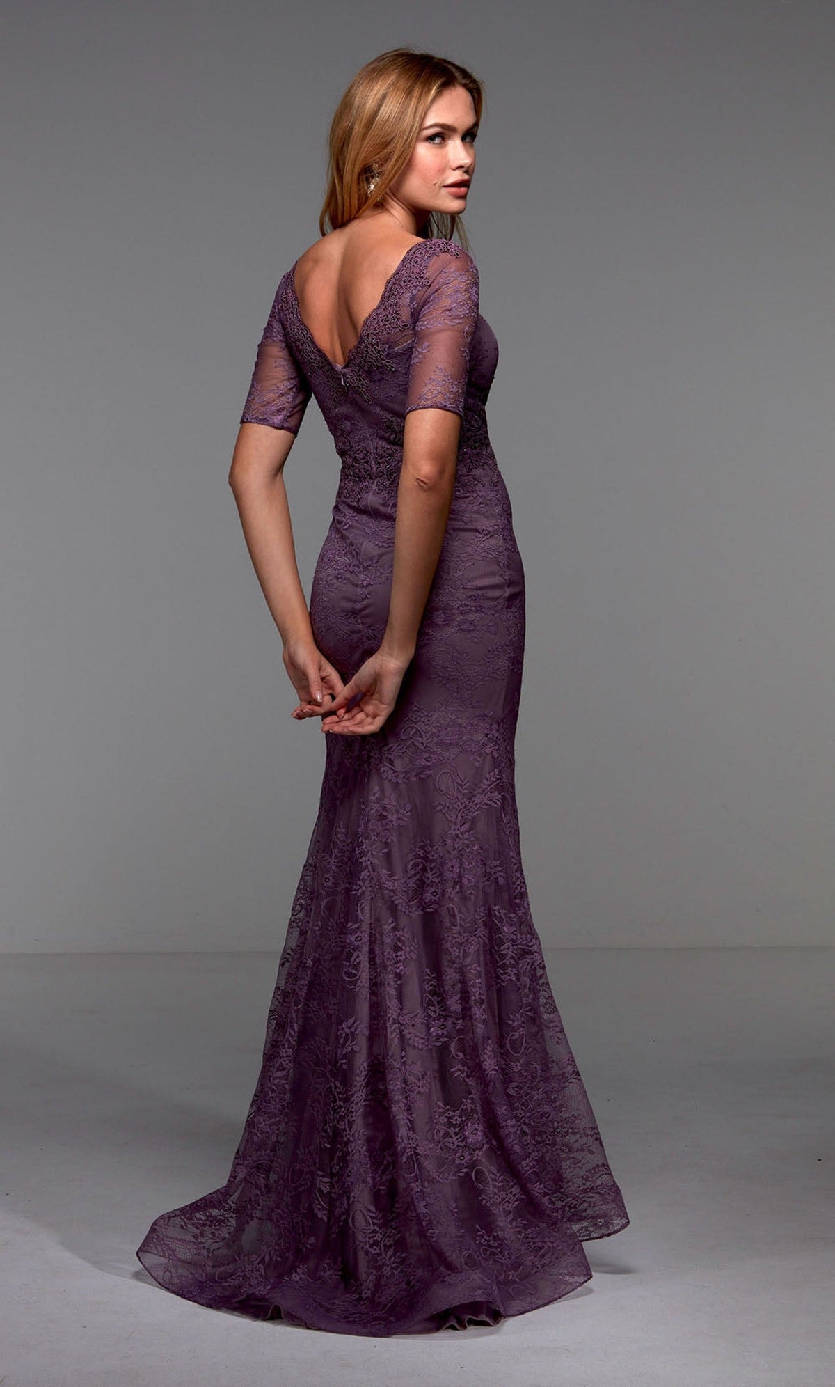Alyce Paris 27536 - Scalloped Lace Mermaid Formal Dress