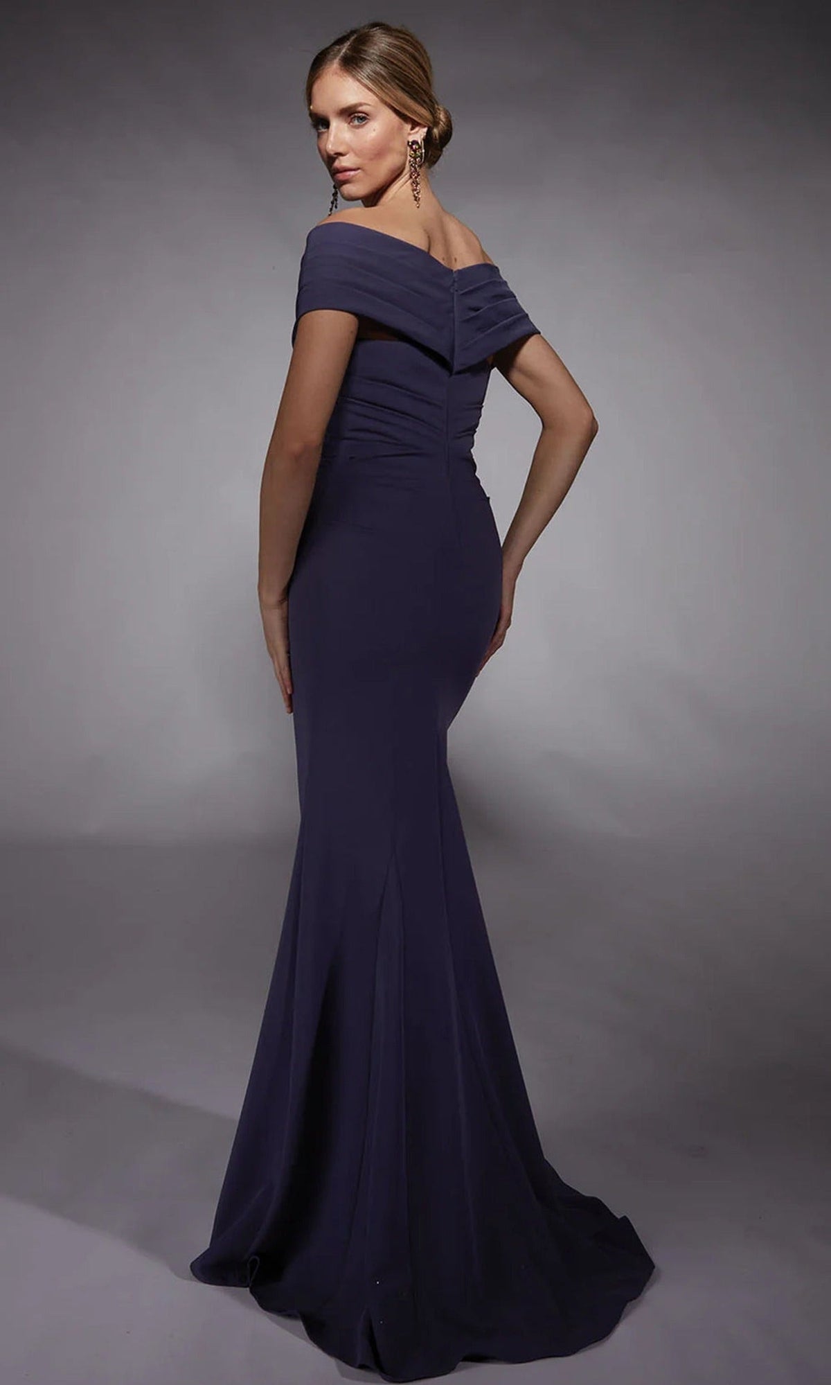Alyce Paris 27745 - Straight Neck Ruched Evening Dress