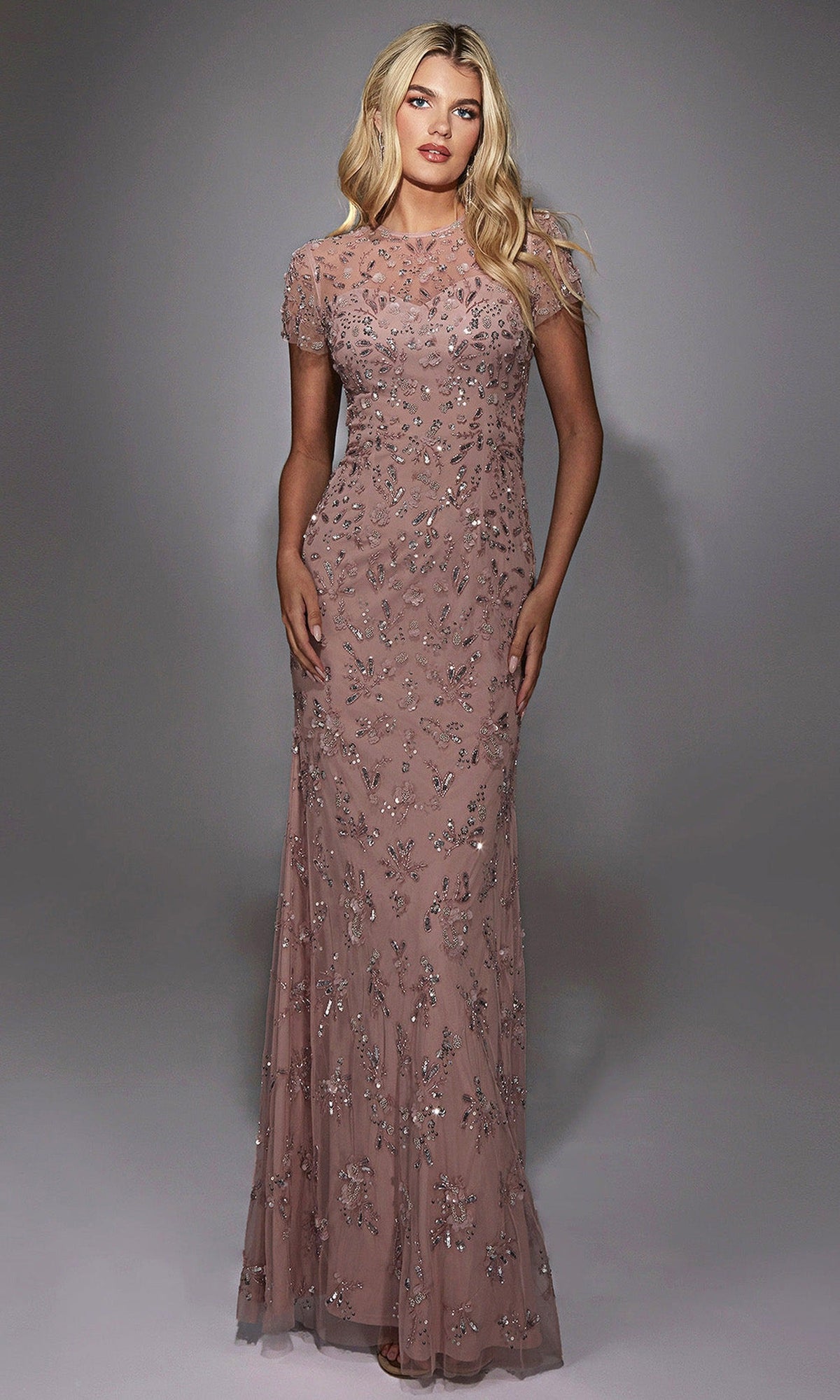 Alyce Paris 27789 - Illusion Neckline Beaded Evening Gown