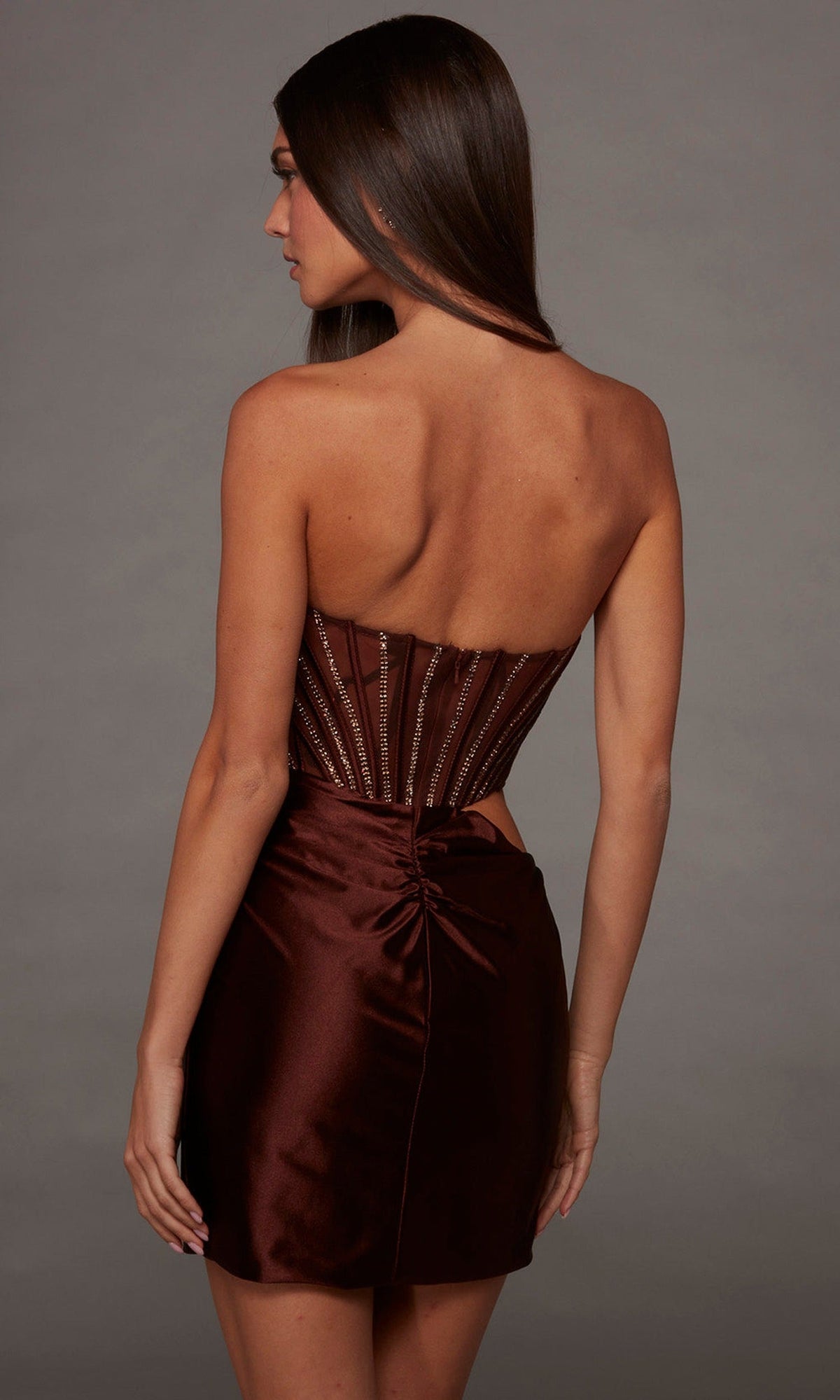 Alyce Paris 40204 - Scoop Neck Beaded Applique Cocktail Dress