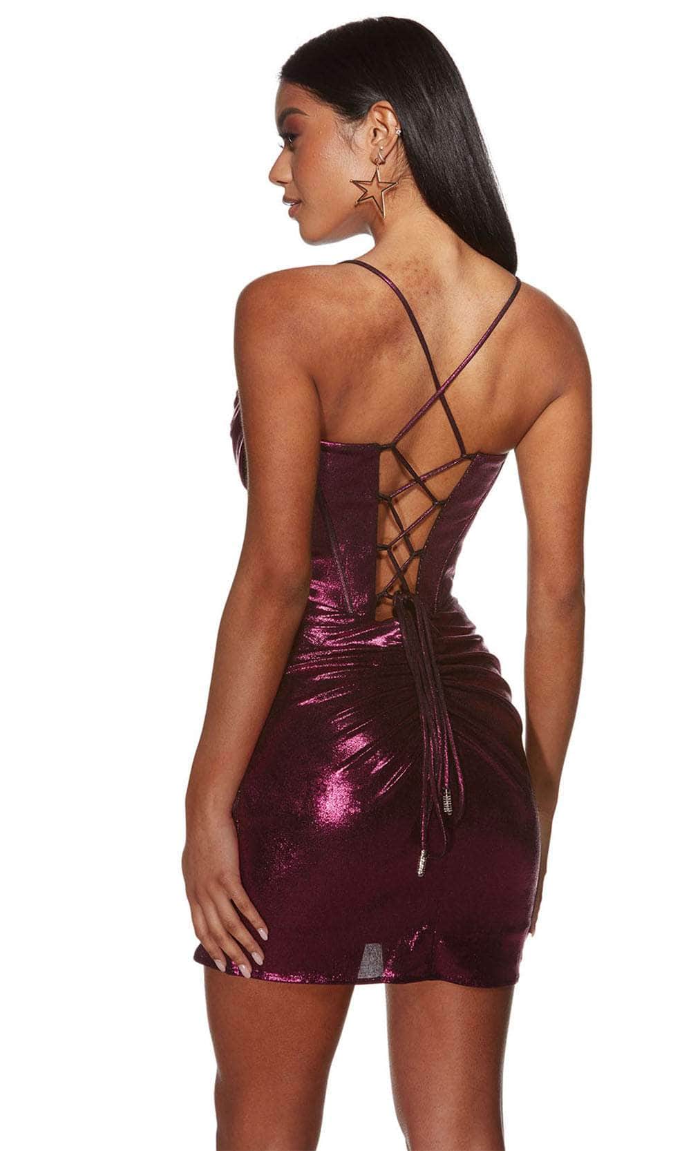 Alyce Paris 4848 - Sleeveless Sweetheart Neck Cocktail Dress - detail view