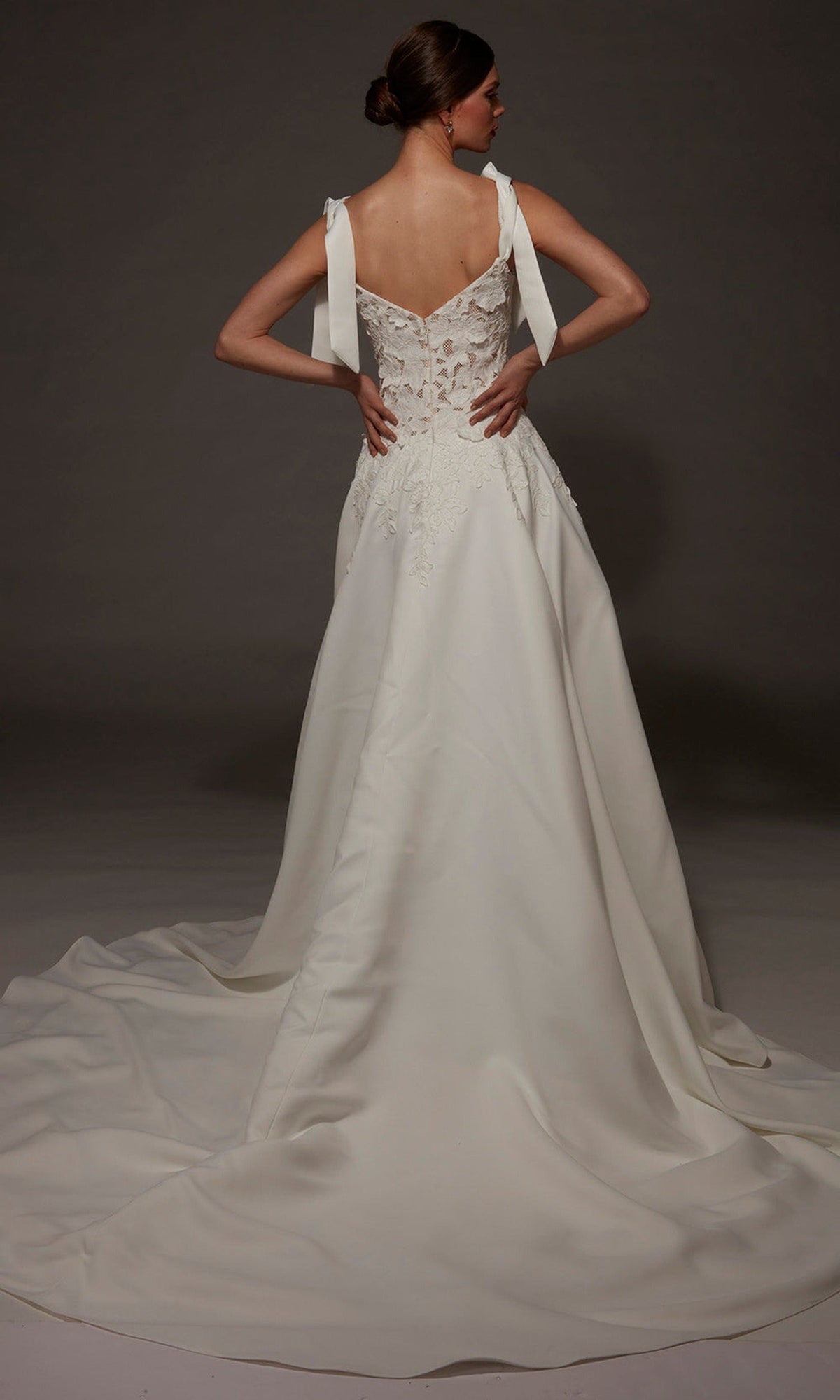 Alyce Paris 50002 - Embroidered Off Shoulder Long Bridal Gown
