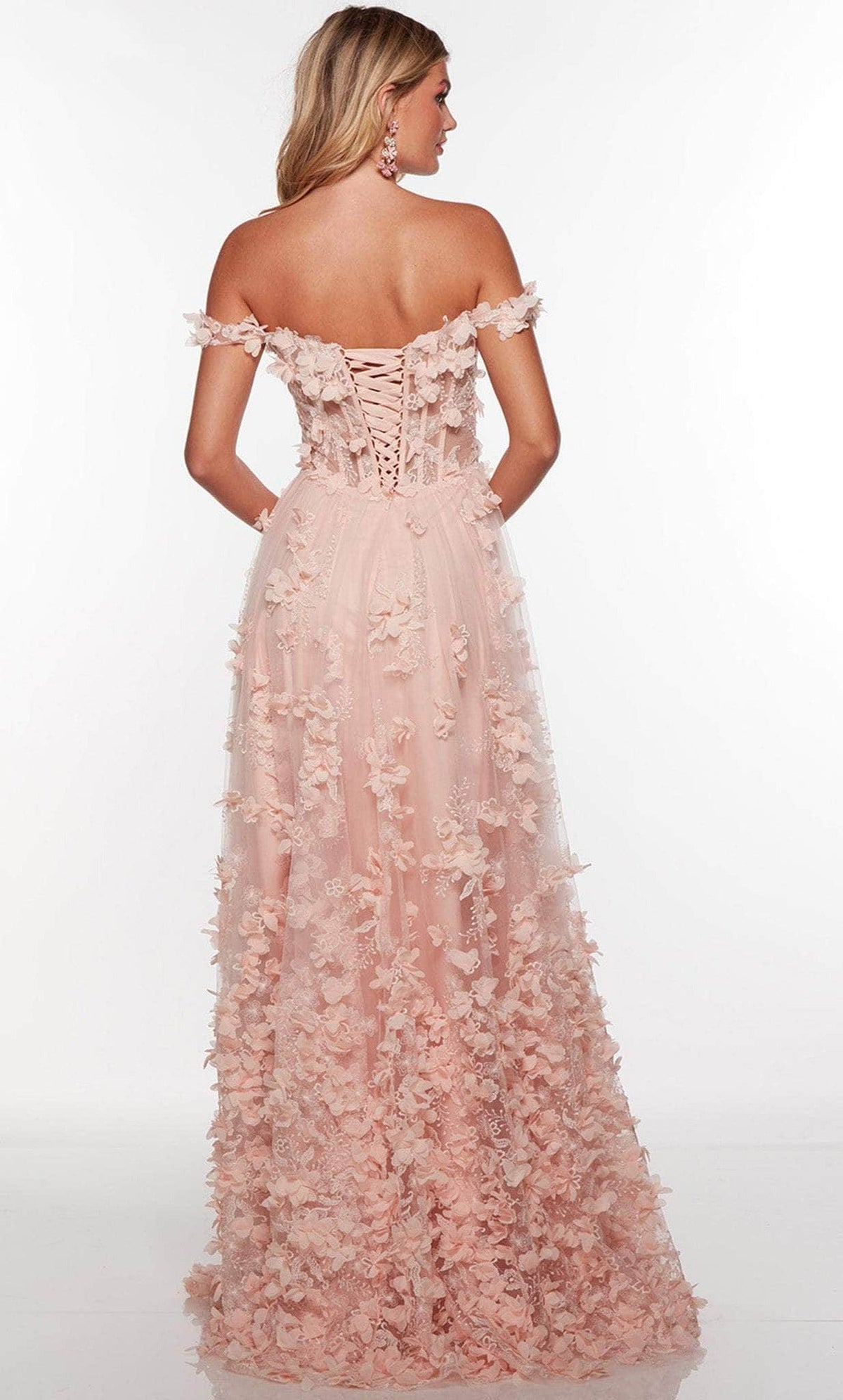 Alyce Paris 61308 - Floral Plus Size Prom Dress