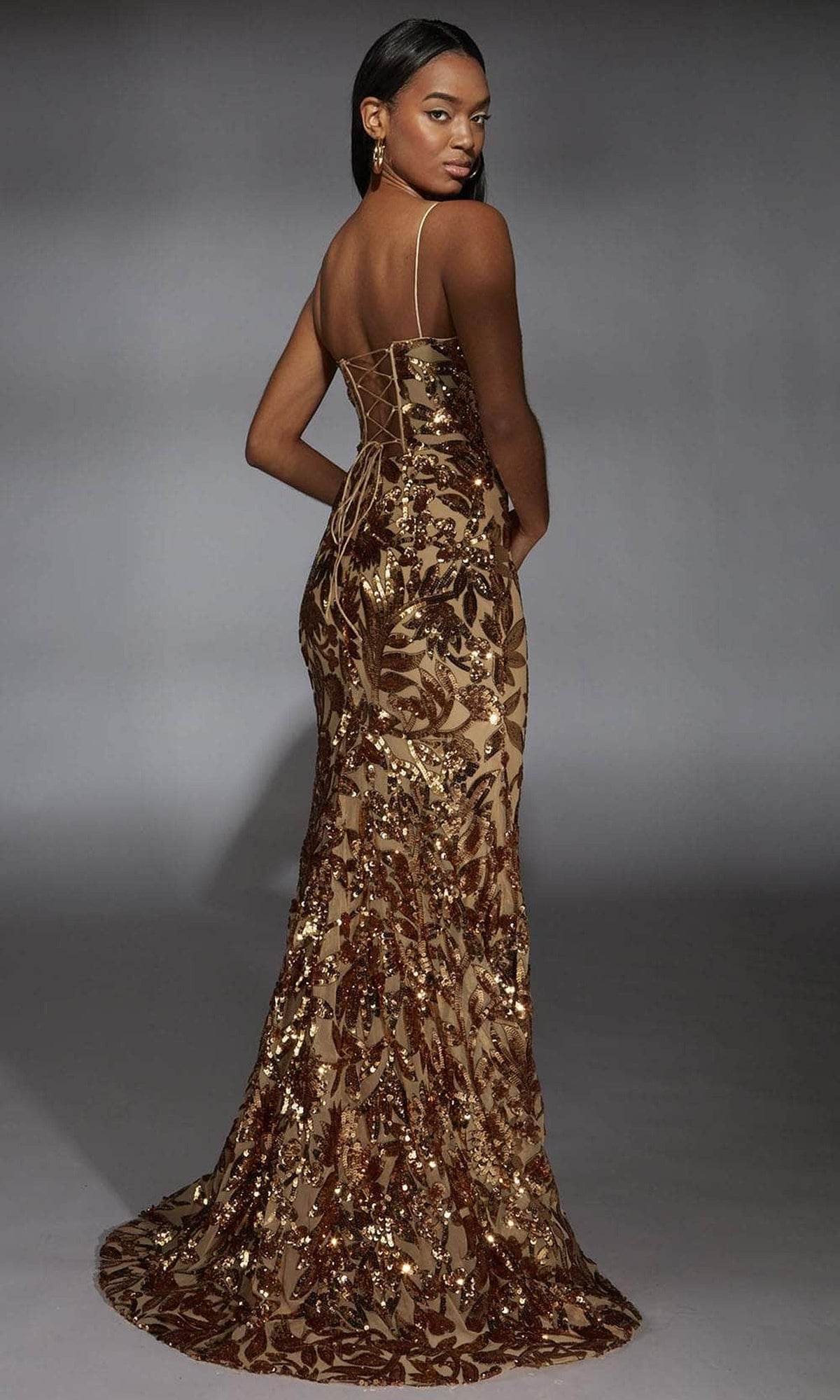 Alyce Paris 61755 - Embroidered Sequin Fitted Gown