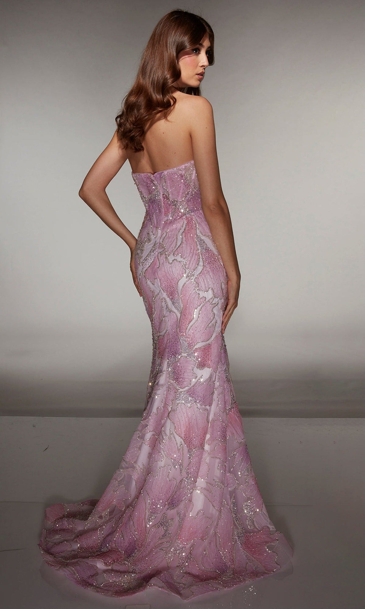 Alyce Paris 62049 - Strapless Beaded Evening Gown