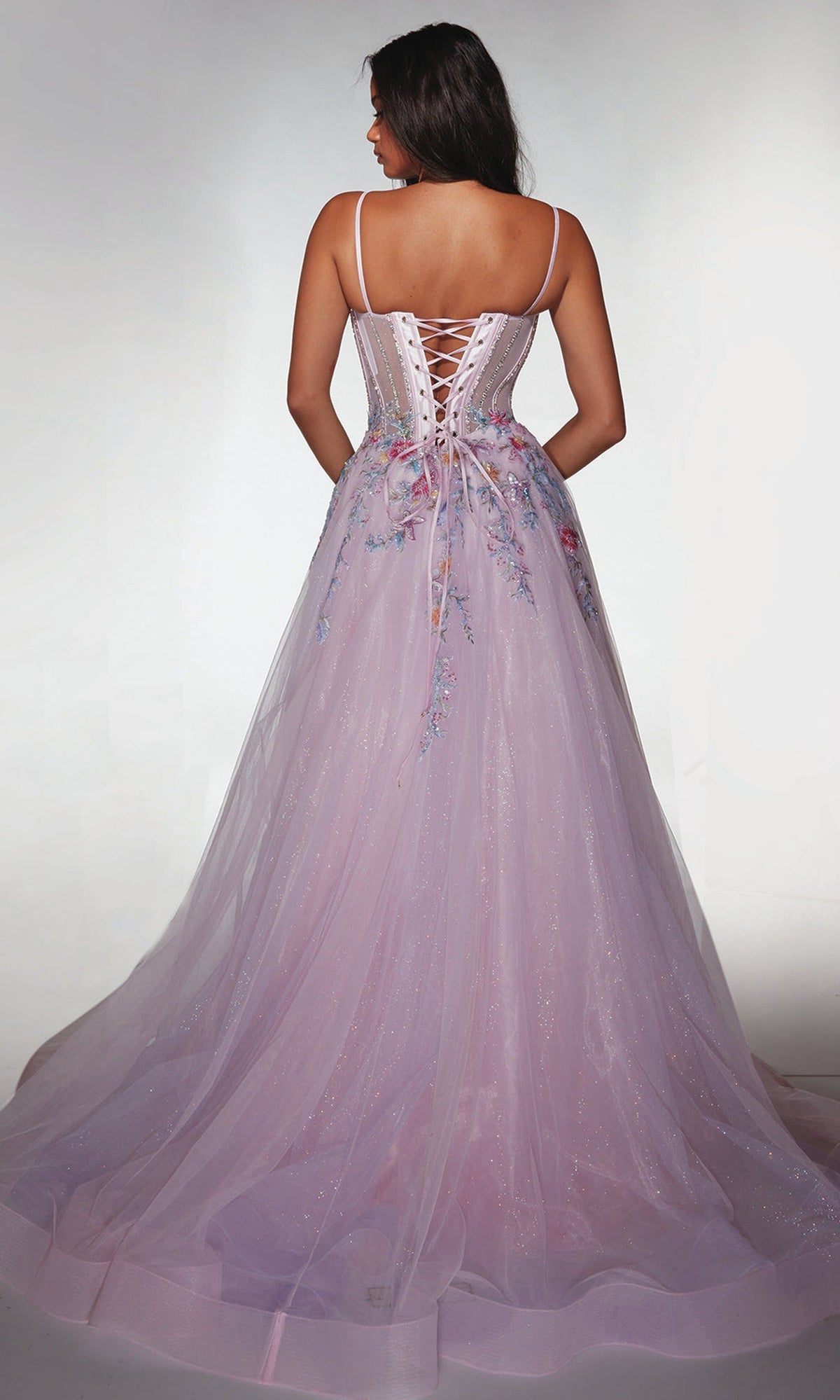 Alyce Paris 62068 - Floral Corset Ball Gown