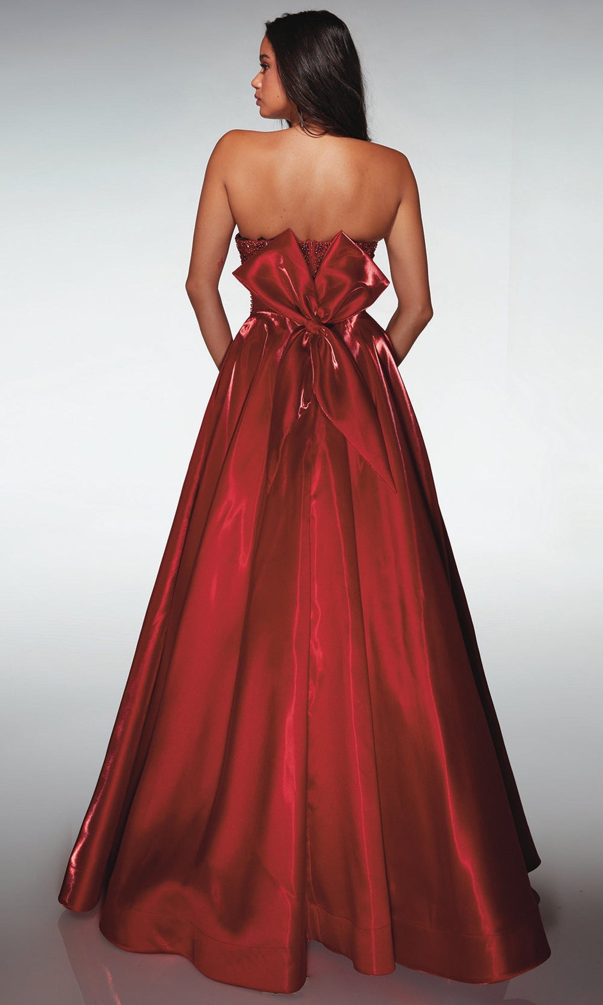 Alyce Paris 62134 - Strapless Ball Gown with Beaded Corset