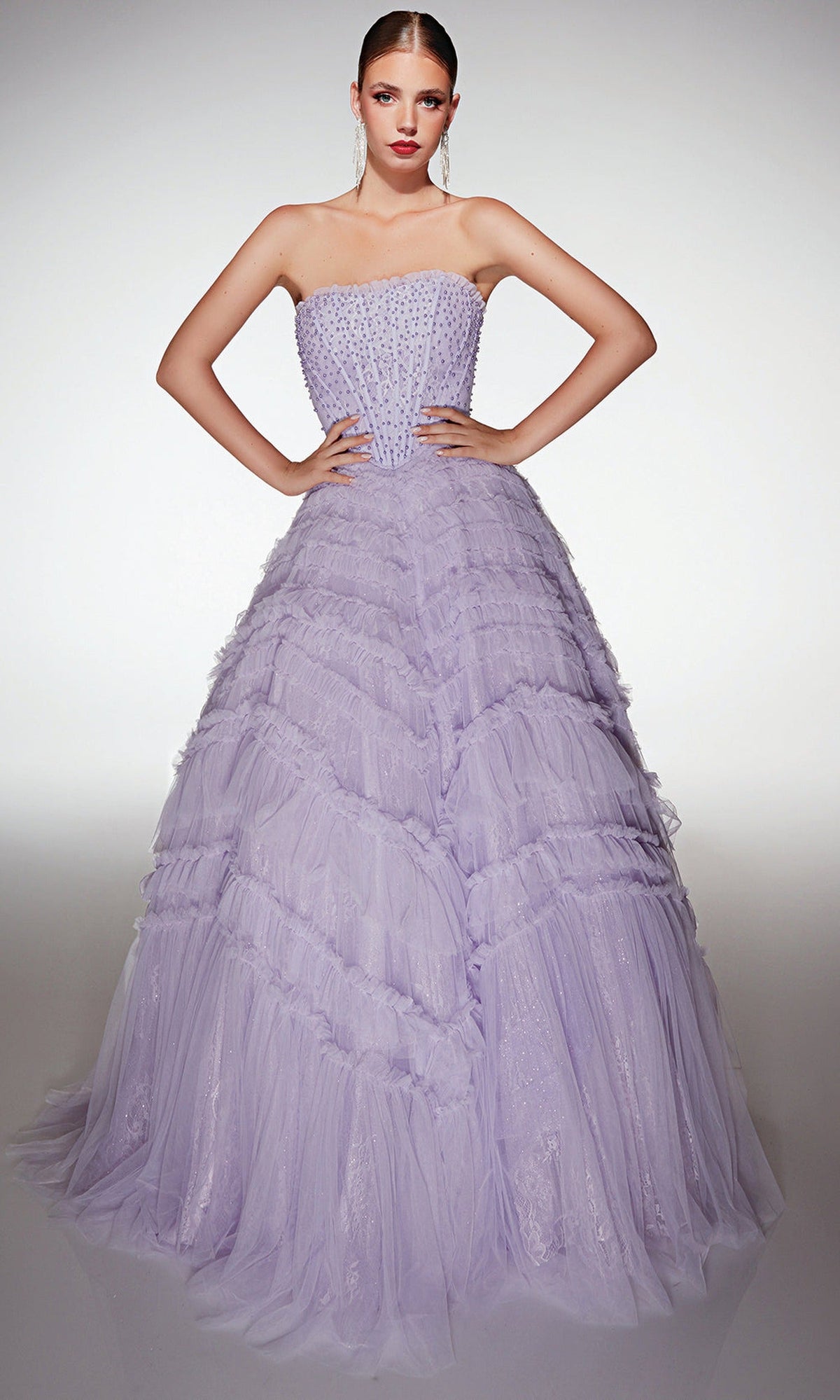 Alyce Paris 62208 - Strapless Beaded Ball Gown