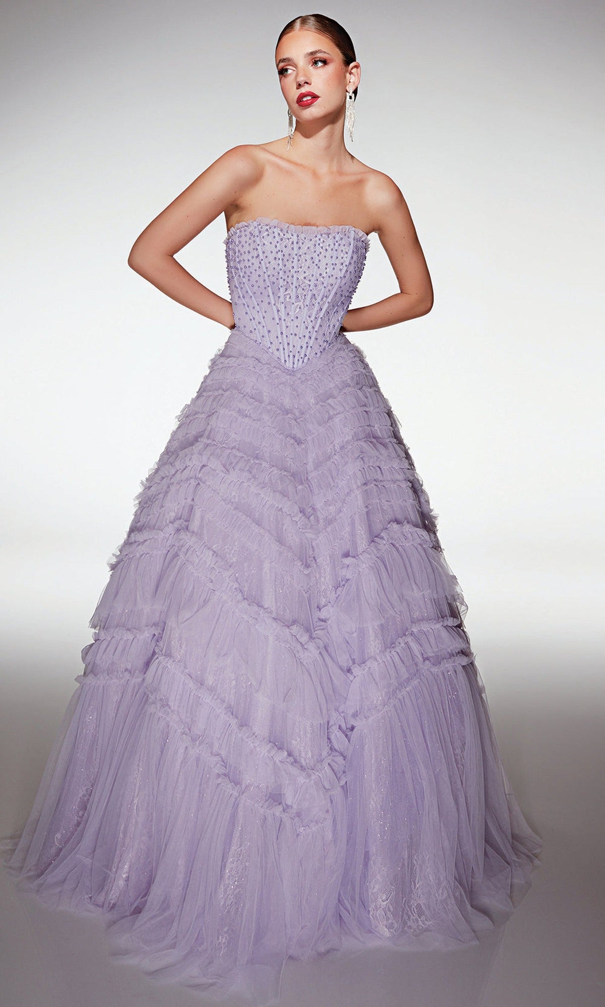 Alyce Paris 62208 - Strapless Beaded Ball Gown