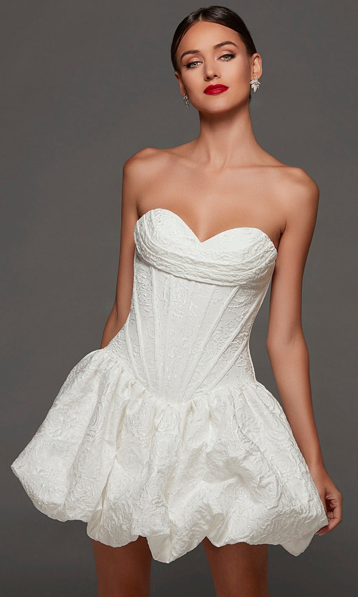 Alyce Paris 70096 - Sweetheart Bubble Short Bridal Dress