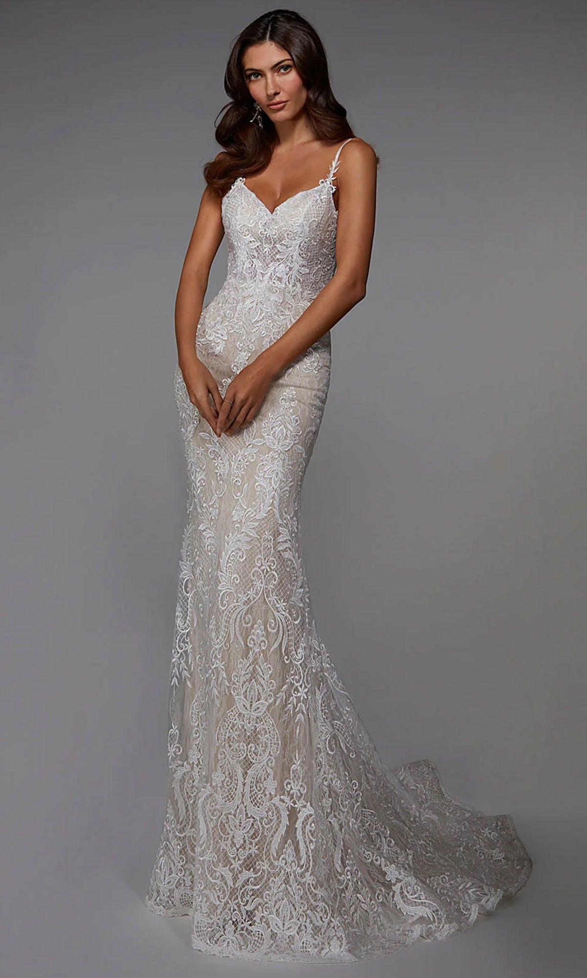 Alyce Paris 7028 - Sleeveless Sweetheart Embroidered Dress