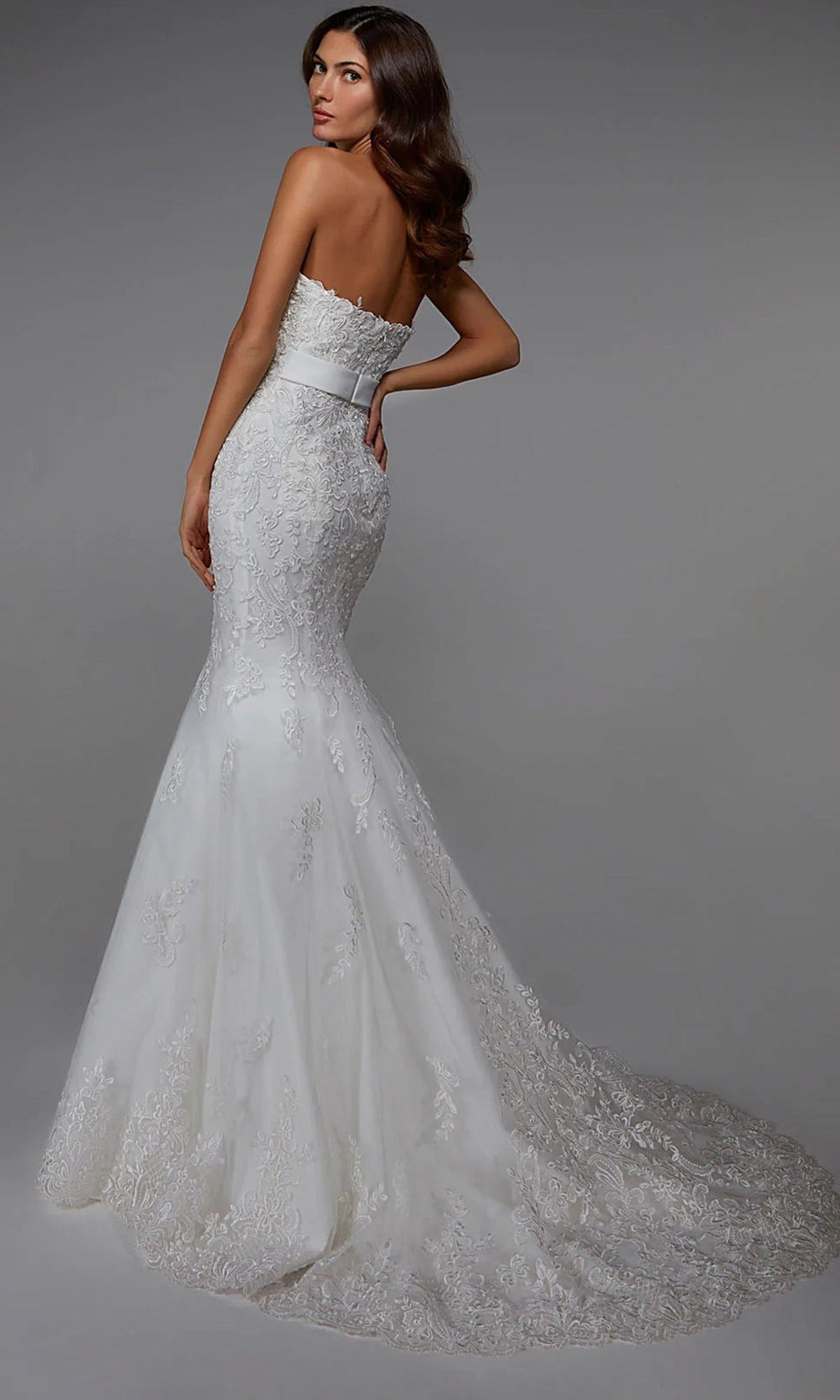 Alyce Paris 7032 - Sweetheart Strapless Mermaid Gown