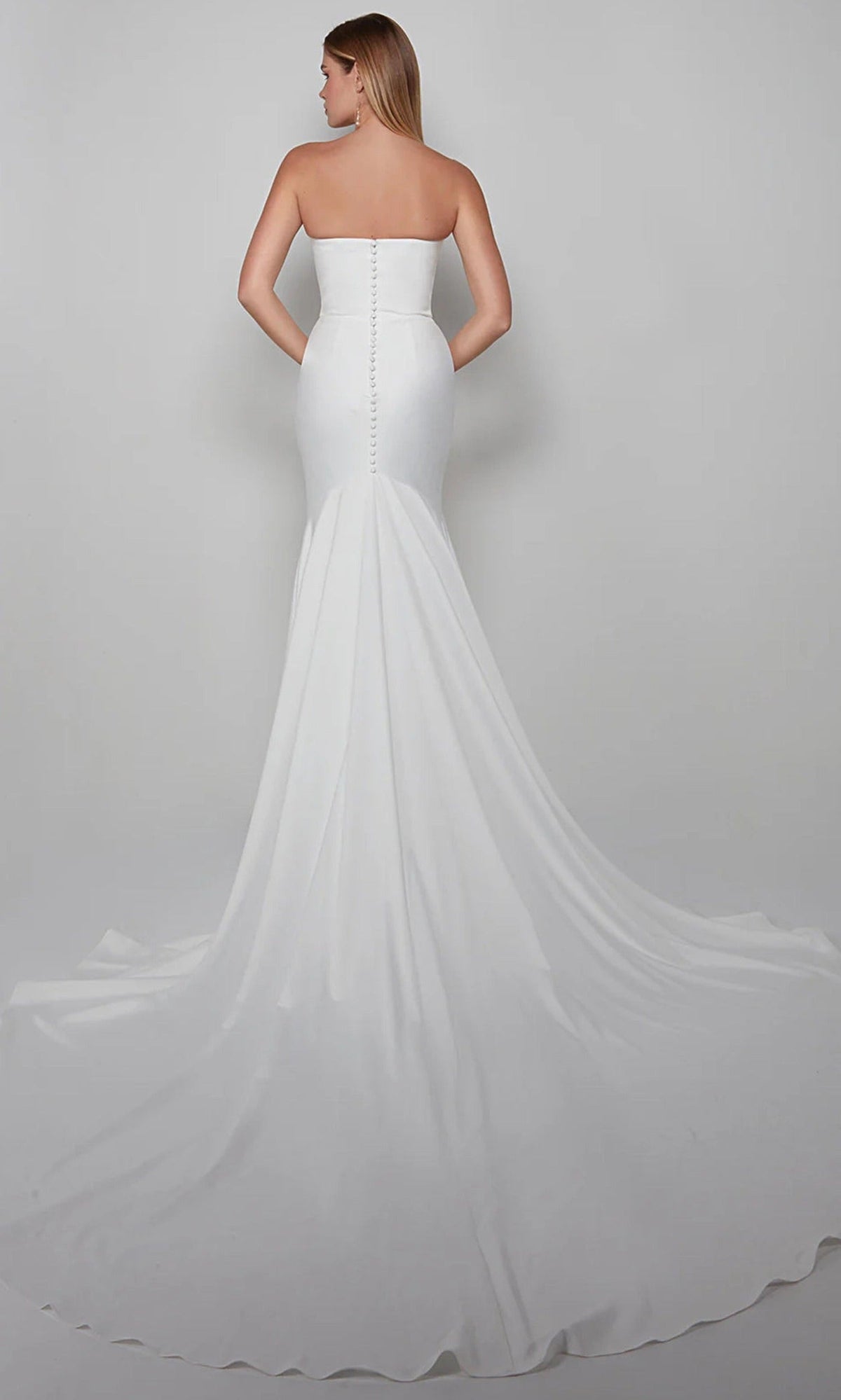 Alyce Paris 7060 - Strapless Trumpet Bridal Gown with Train