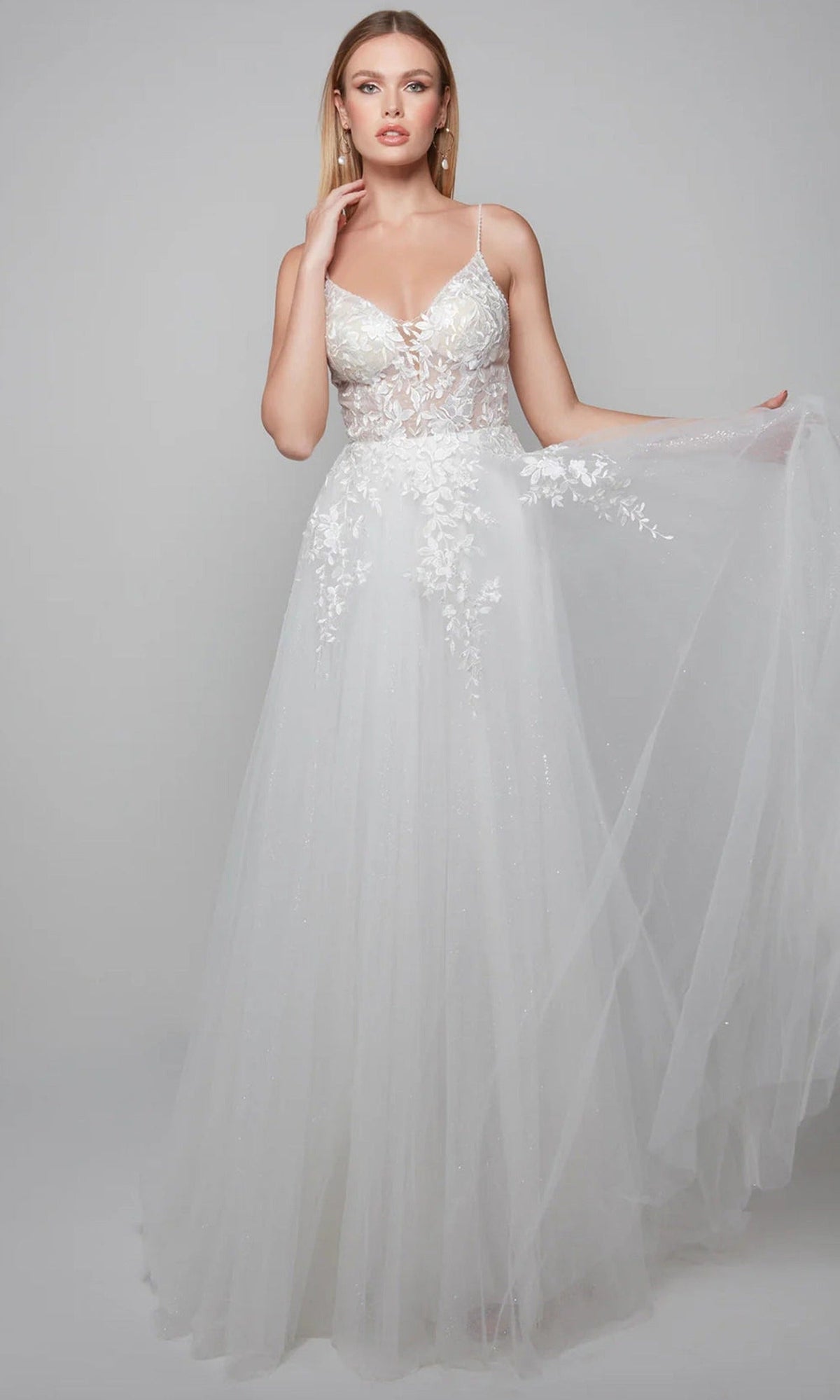 Alyce Paris 7079 - A-line Bridal Ballgown with Embroidery