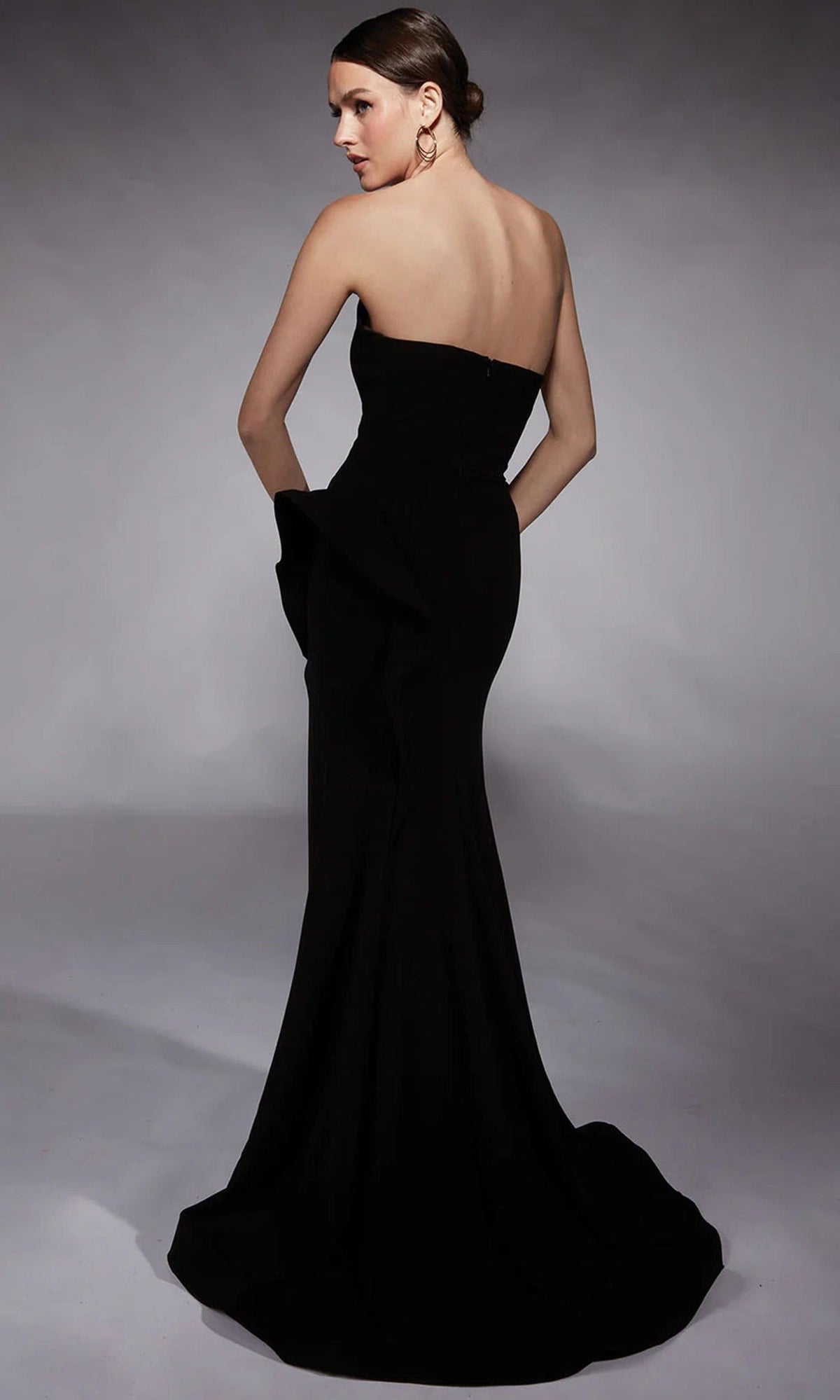 Alyce Paris 7113 - High Slit Strapless Fitted Dress
