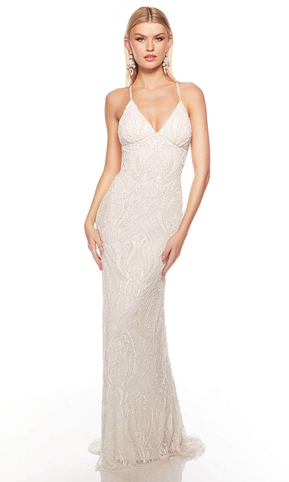 Alyce Paris 88006 - Embellished Sheath Long Dress - view 5