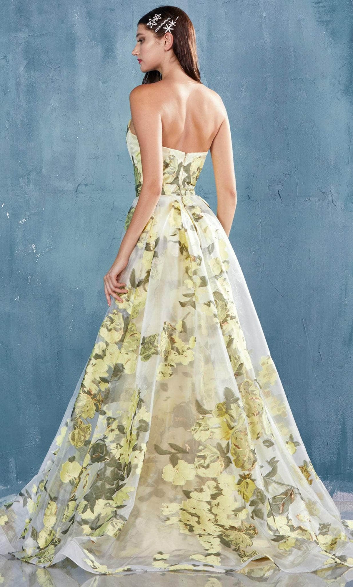 Andrea and Leo A0770 - Floral Sleeveless Prom Dress - view 5