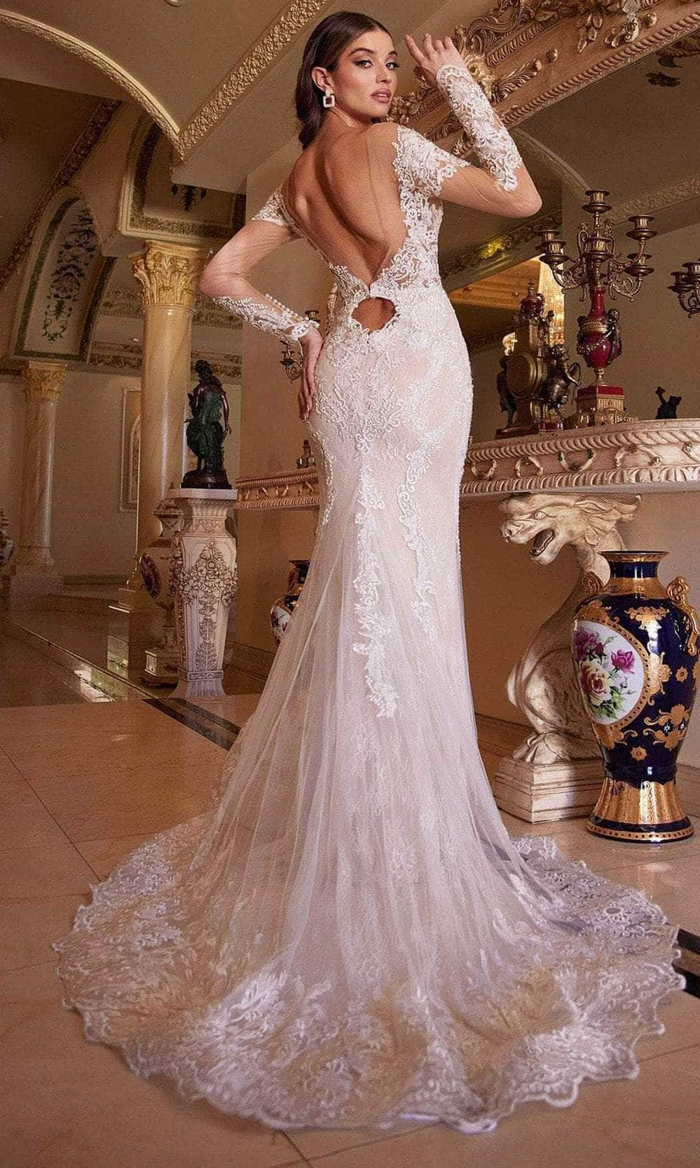Andrea and Leo A1022 - Bohemian Lace Bridal Gown - view 6